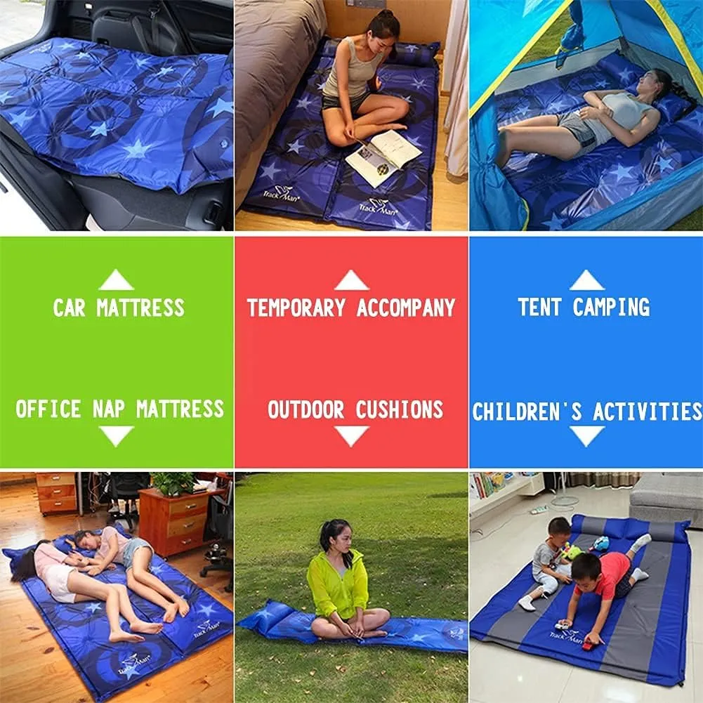 GaRcan Camping Mattress Inflatable Mattresses Camp Inflatable Mattress Outdoor Camp Mat Tent Mat Sleeping Pad Hiking Trekking (1 One Seat)