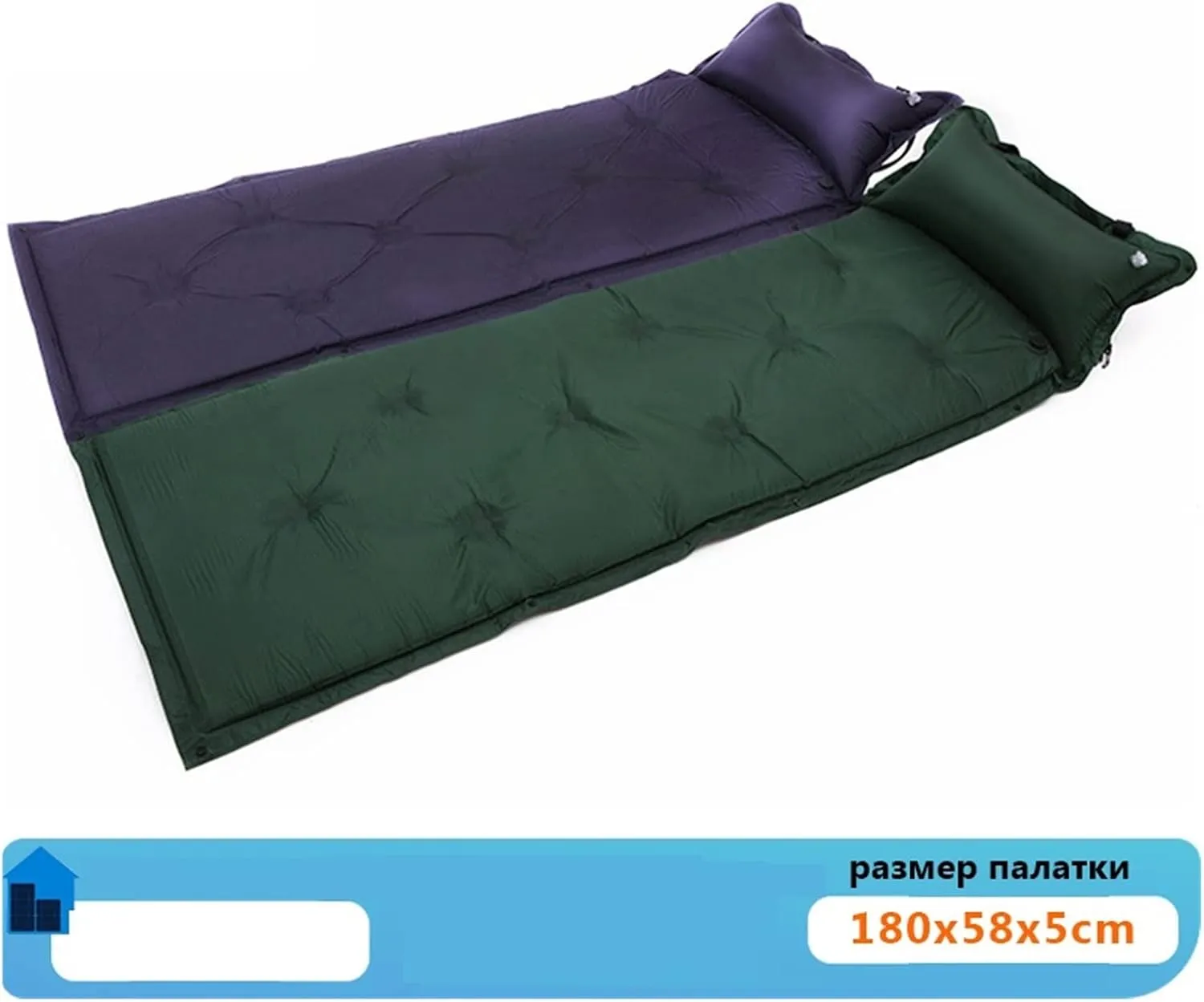GaRcan Camping Tent Sleeping Mat Automatically Inflatable Cushion Pad Single Air Mattress Pop Up Tent Beautiful Scenery (Black 3032)