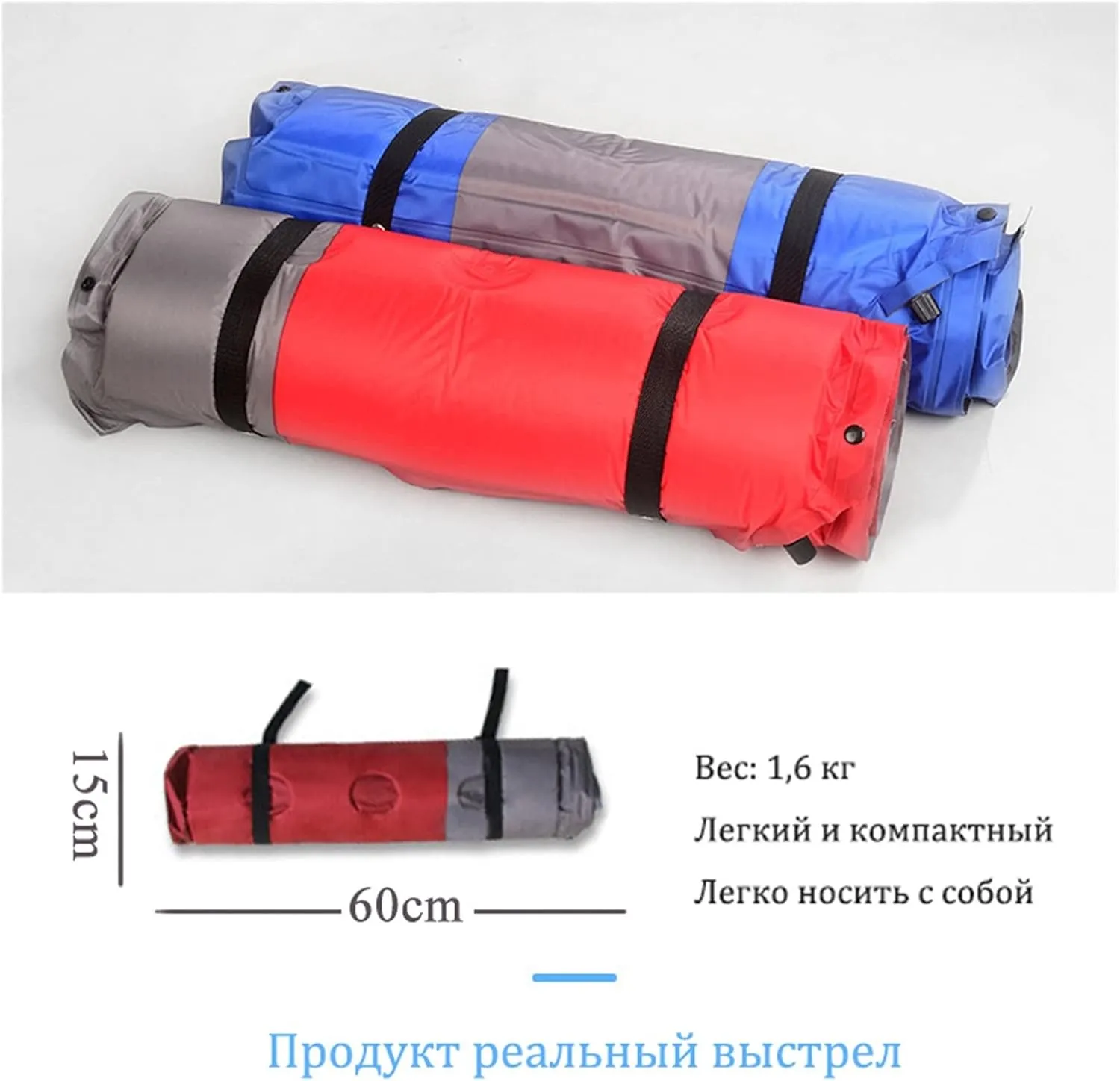 GaRcan Camping Tent Sleeping Mat Automatically Inflatable Cushion Pad Single Air Mattress Pop Up Tent Beautiful Scenery (Black 3032)