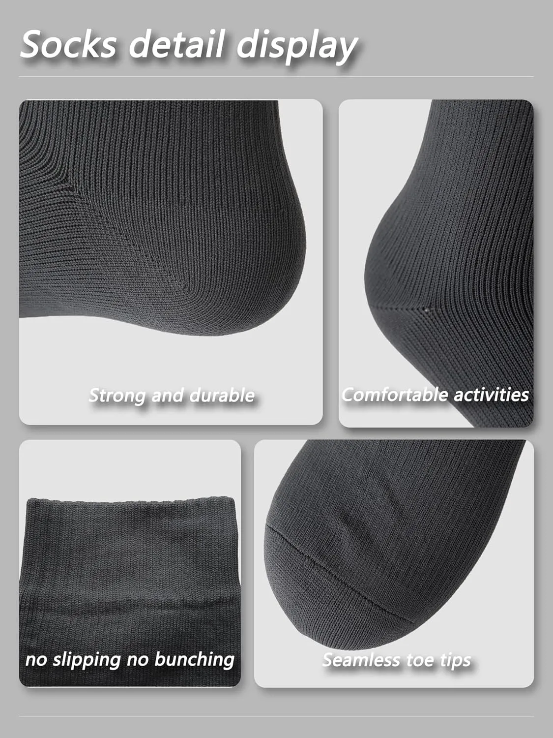 Gash Hao Waterproof Socks Men Women Hiking Crew Socks Suitable For Fishing Wading Outdoor Rainy Sports Wet And Cold Weather