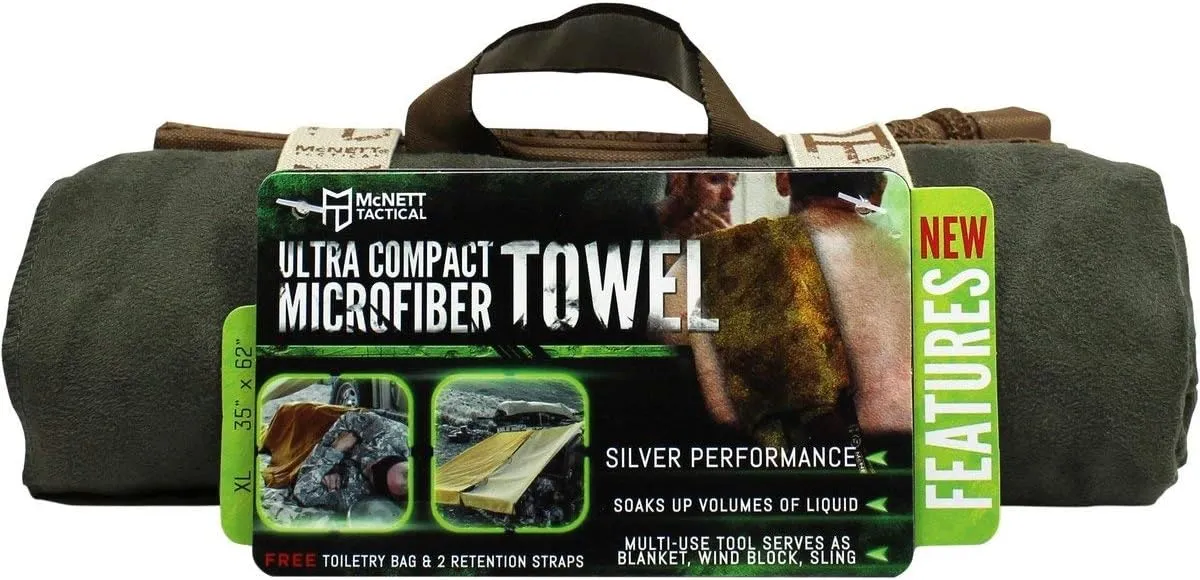 Gear AID Quick Dry Microfiber Towel for The Gym, Travel and Camping