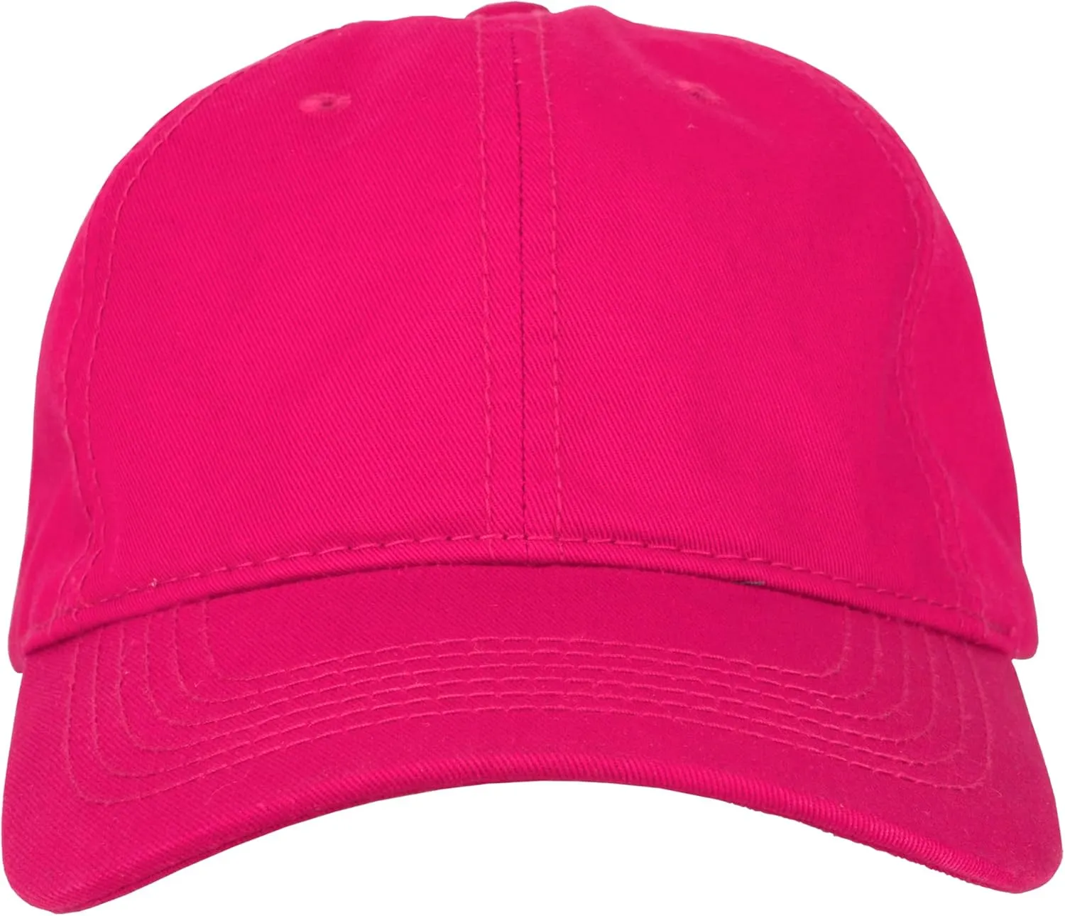 Gelante Cotton Twill Washed Unstructure Baseball Cap - Adjustable Blank Hat for Men Women - Wholesale Bulk Lot of 6 Pack
