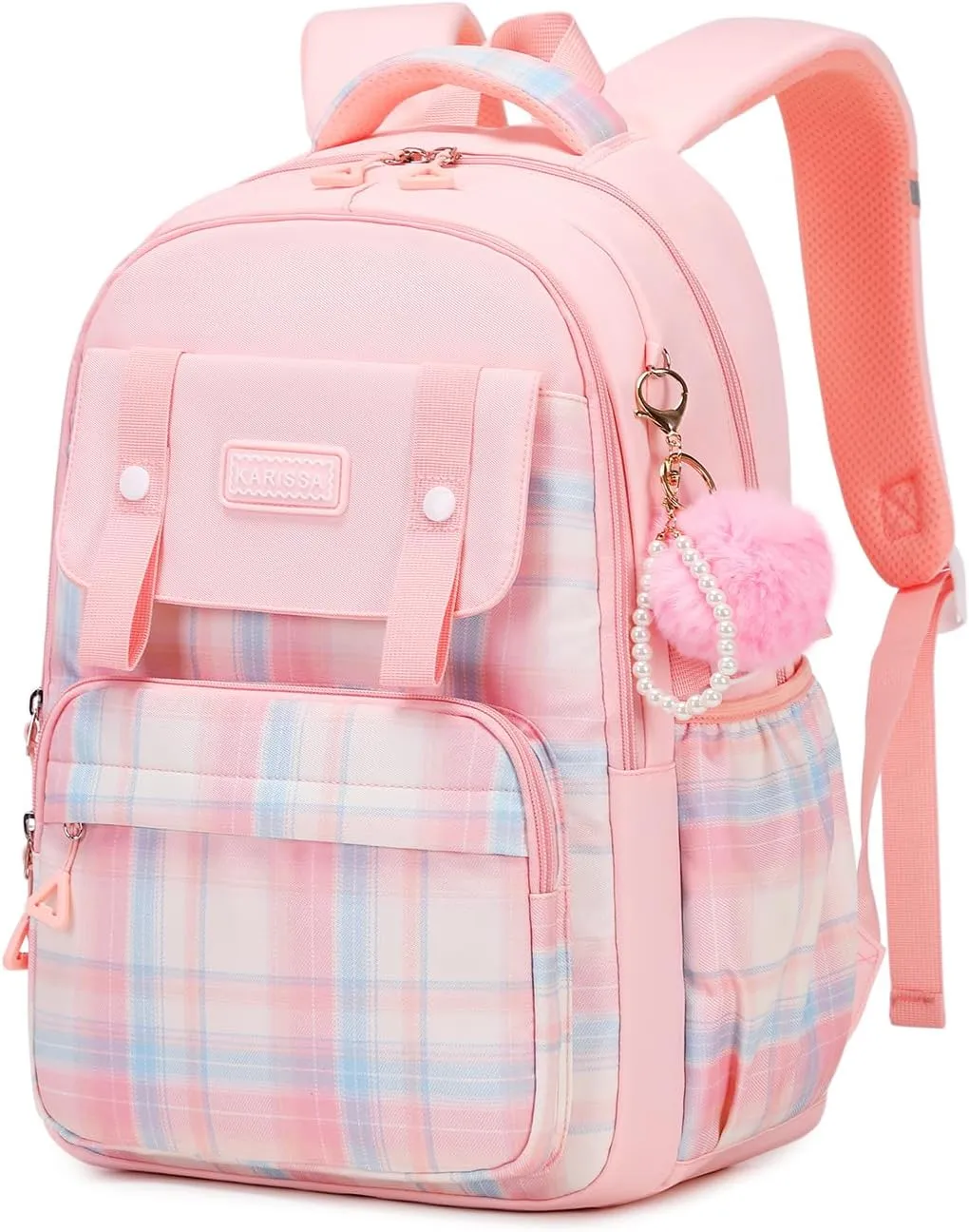 Girls Backpack, Ideal School Backpack for Girls from Elementary to Teen Years, Kawaii Bookbag Cute Large Capacity