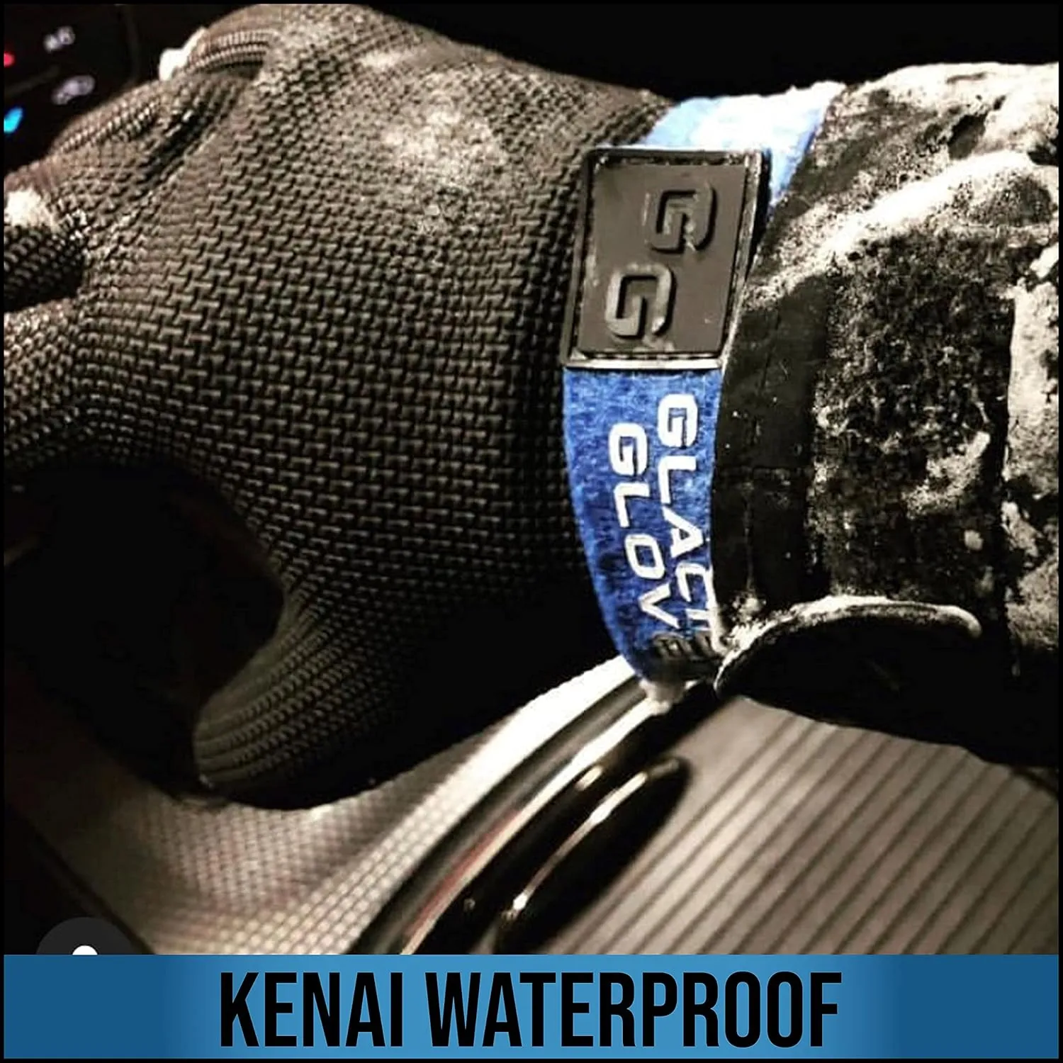 Glacier Glove Kenai Waterproof Full Finger Gloves for Men and Women - Ideal for Ice and Fly Fishing, Outdoors, Kayaking, Surfing, Paddling, Boating