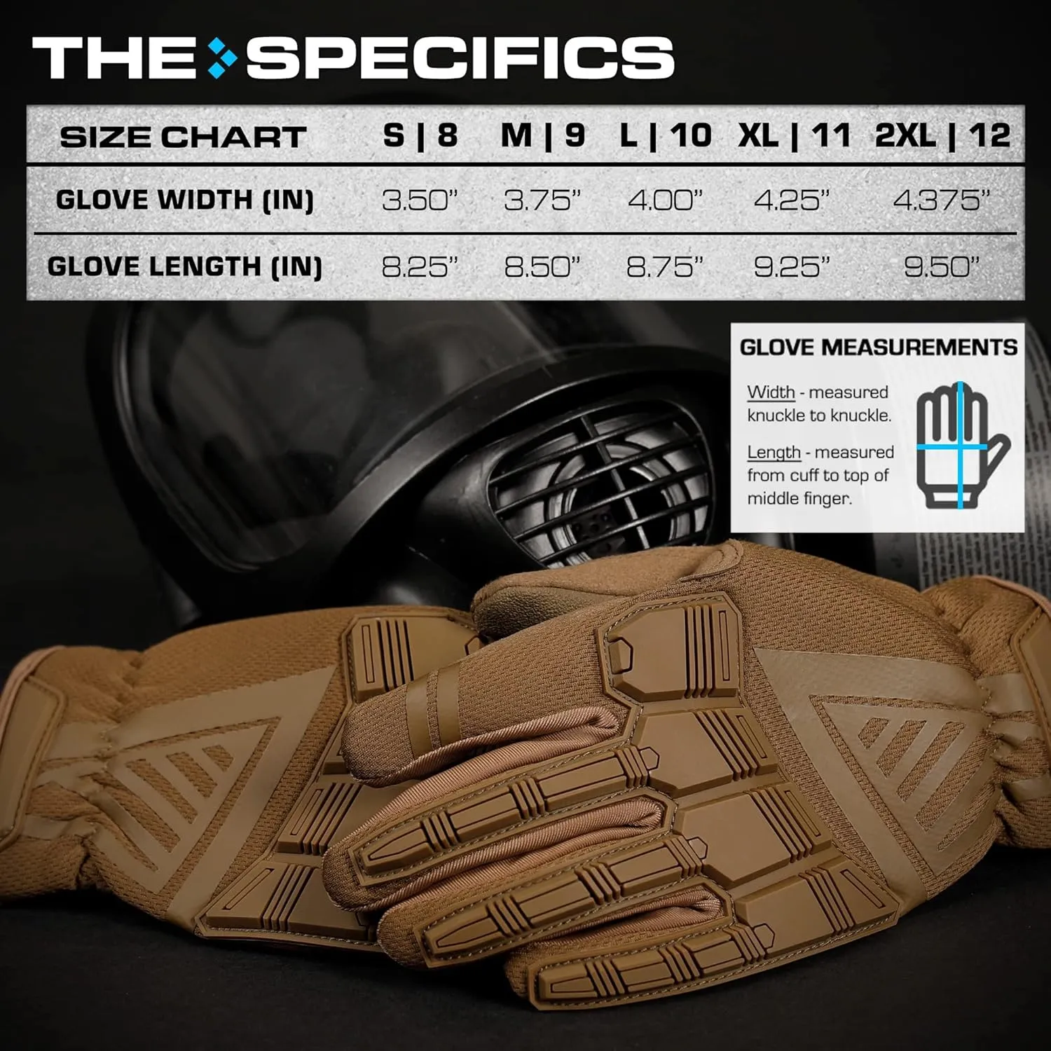 Glove Station - Impulse Guard Tactical Gloves for Men - Touch Screen Working Gloves Ideal for Sports & Outdoors, Motorcycle and Hunting