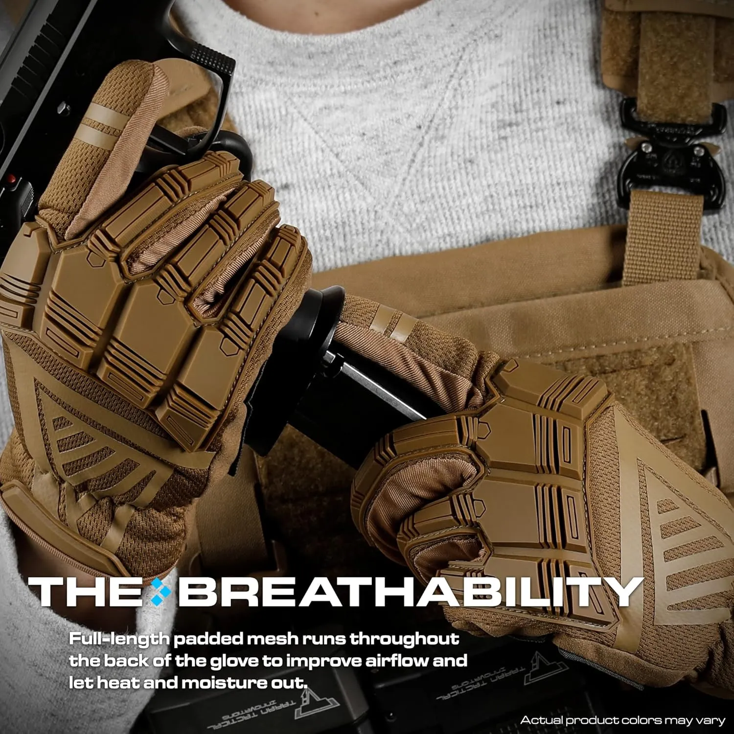 Glove Station - Impulse Guard Tactical Gloves for Men - Touch Screen Working Gloves Ideal for Sports & Outdoors, Motorcycle and Hunting