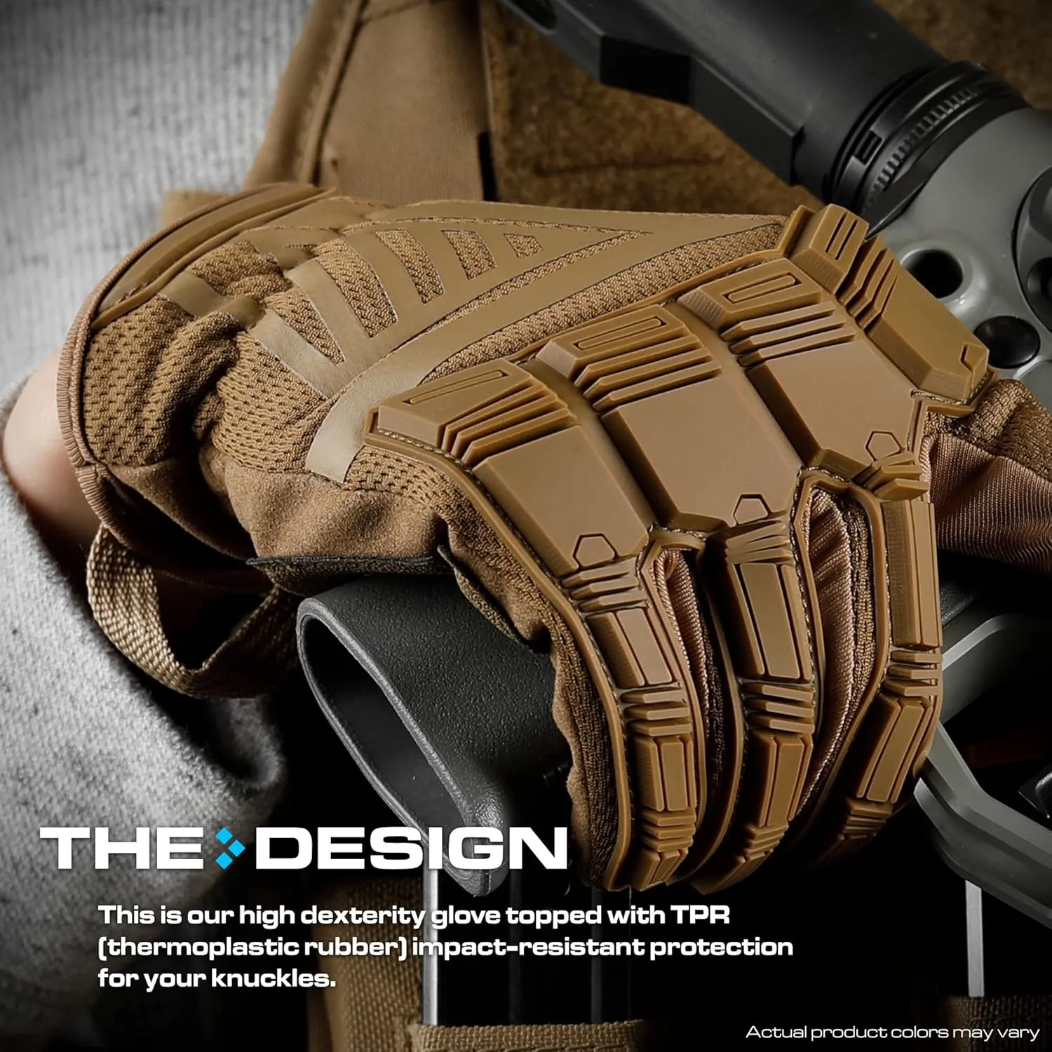 Glove Station - Impulse Guard Tactical Gloves for Men - Touch Screen Working Gloves Ideal for Sports & Outdoors, Motorcycle and Hunting