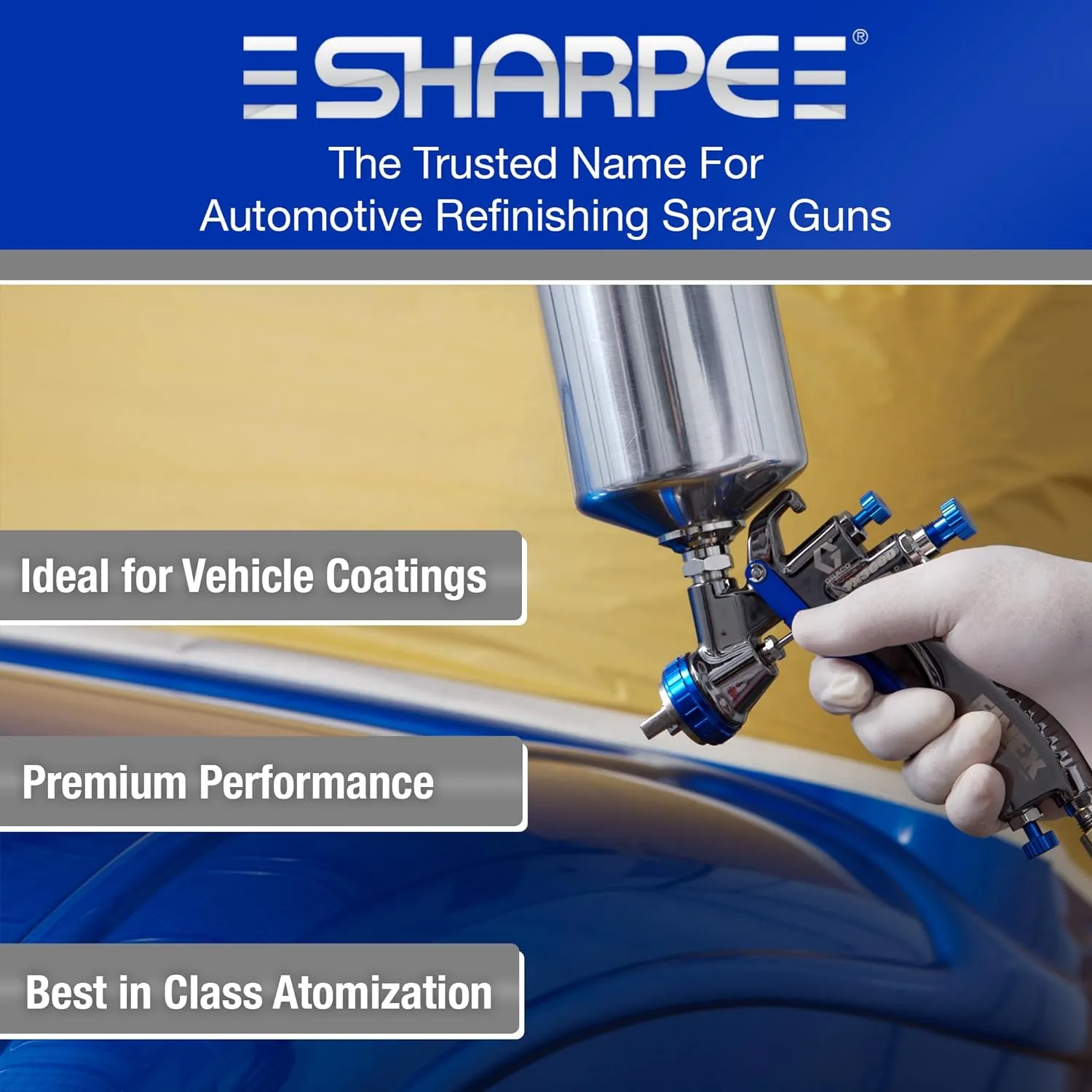 Graco-Sharpe 288880 HVLP FX3000 Paint Spray Gun, 1.4 mm
