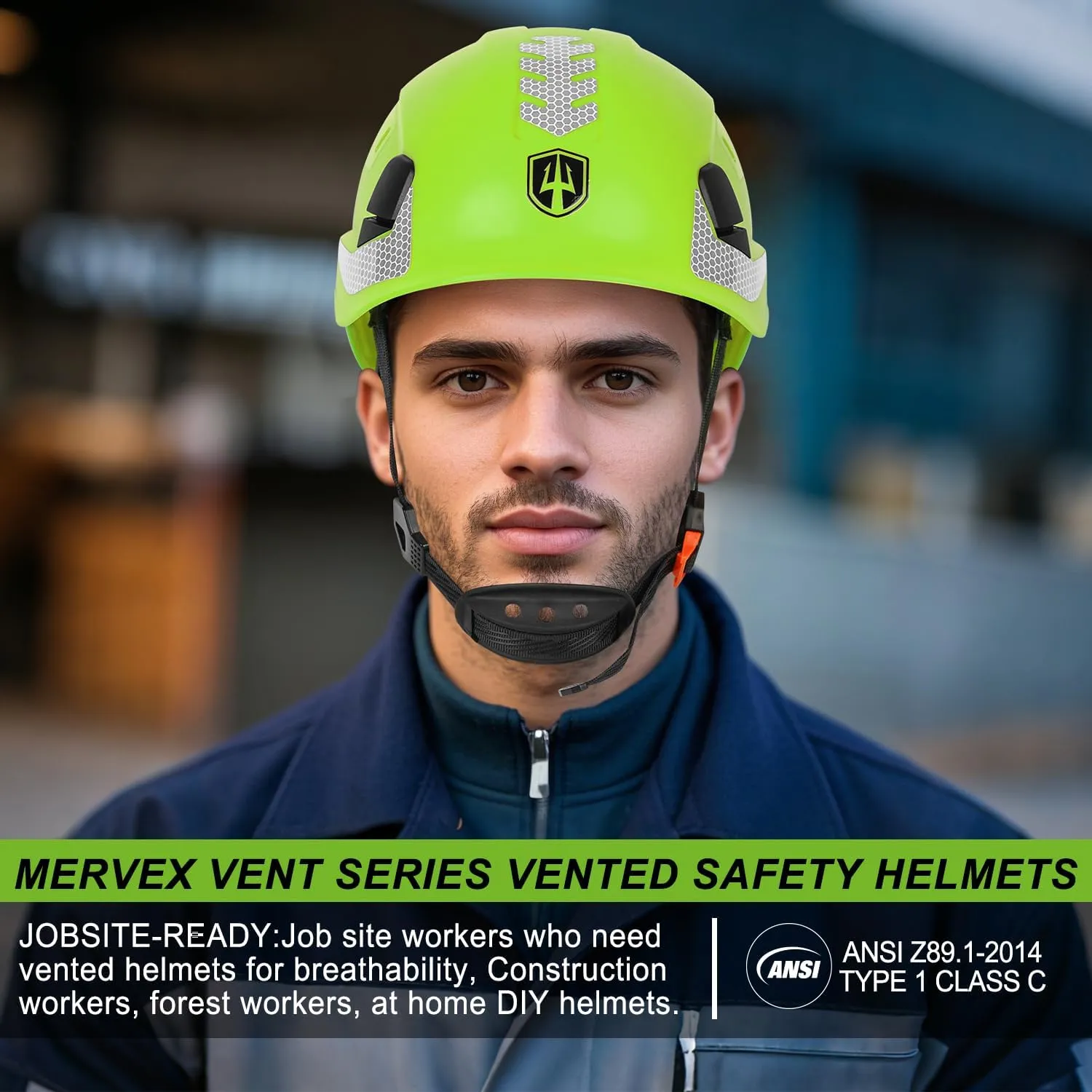 GREEN DEVIL Safety Helmet Construction Hard Hat ANSI Z89.1 Cascos De Construccion Vented ABS Work Hardhat for Men Women