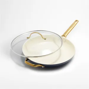 GreenPan ¬ô Reserve Twilight 12" Ceramic Non-Stick Frying Pan with Lid