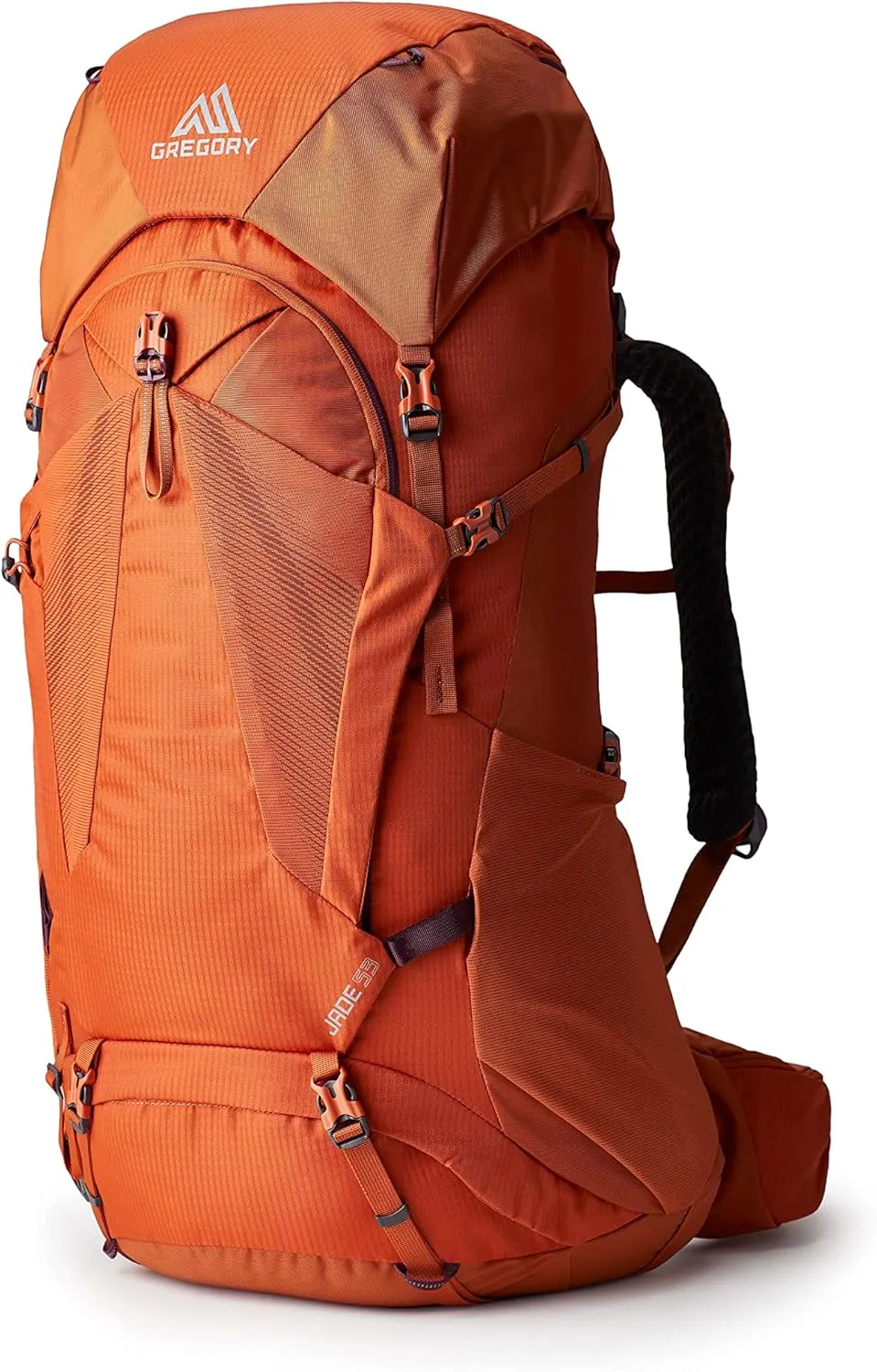 Gregory Jade 53L Women's Day Hiking Backpack, Ventilated Backpanel, Built-In Hydration Attachment for Bladder (Reservoir Not Included), Small/Medium, Moab Orange