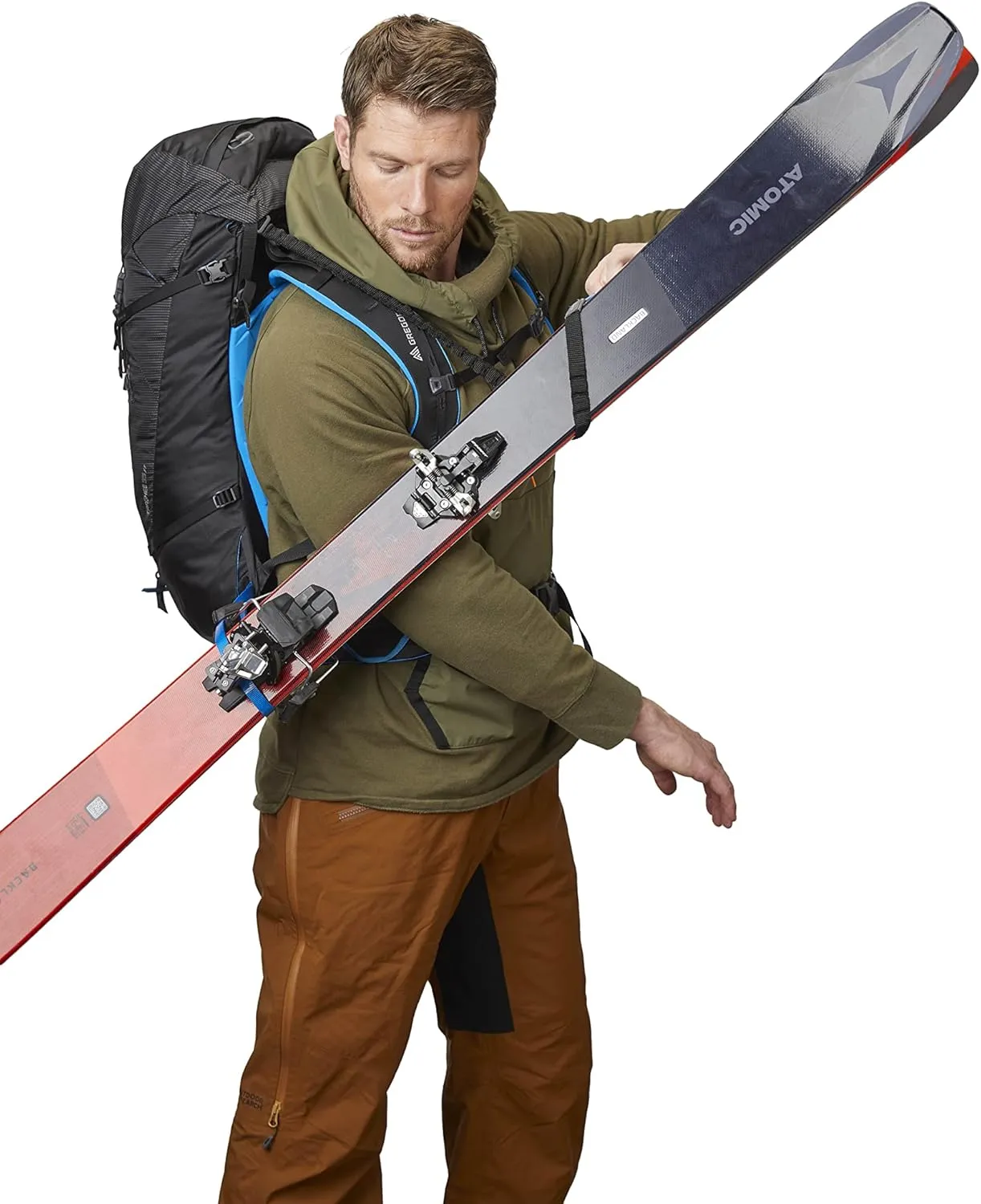 Gregory Targhee Ft 35L Skiing & Snowboarding Backpack, Helmet Carry, Ski/Snowboard Hook, Internal Hydration Sleeve (Reservoir Not Included)