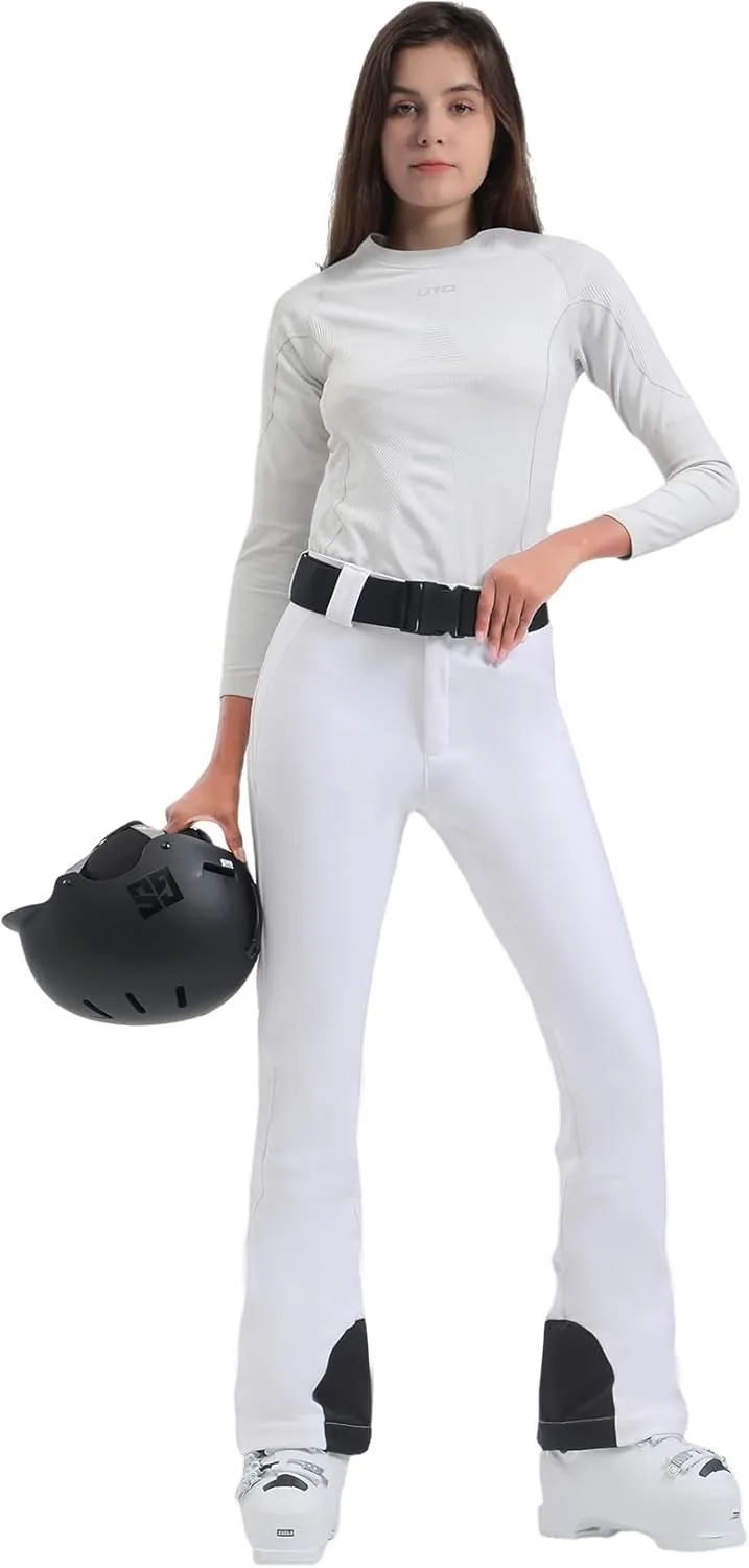 GSOU SNOW Ski Pants Women Snowboard Snow Pants Slim Insulated Warm Waterproof Windproof Winter Outdoor