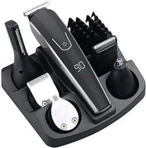 Hair Clippers for Men, 6 in 1 Hair Clipper Beard Trimmer Kit for Men Cordless Hair Mustache Trimmer Hair Cutting Groomer Kit Precision Trimmer Waterproof USB Rechargeable