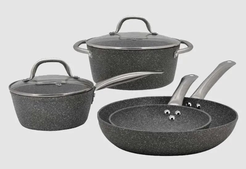 Hampton & Mason Perfection Non Stick Cookware Set 4Pce