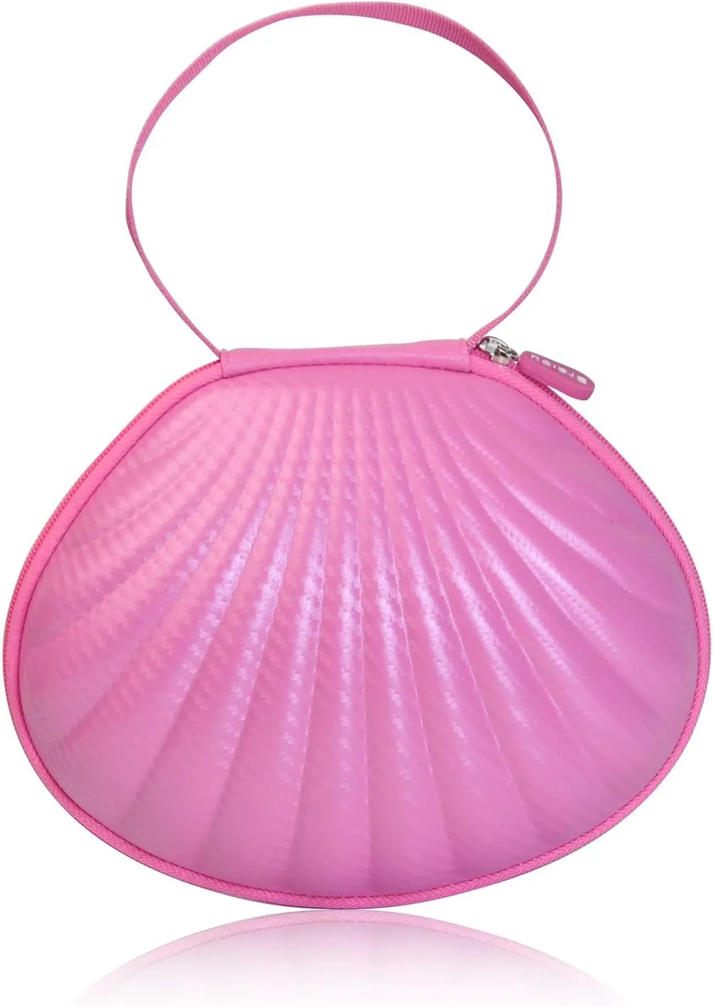 Hard Shell Travel Case for Self Adhesive Silicone Bras [A-DD Cup] Premium Nubra Organizer Portable Bikini Competition Storage Bag (Pink)