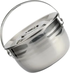 Healifty 1pc High Capacity Non Stick Stew Pot with Handle Cooking Ware for Household Use for Soup and Stewing Meat for Outdoor Camping