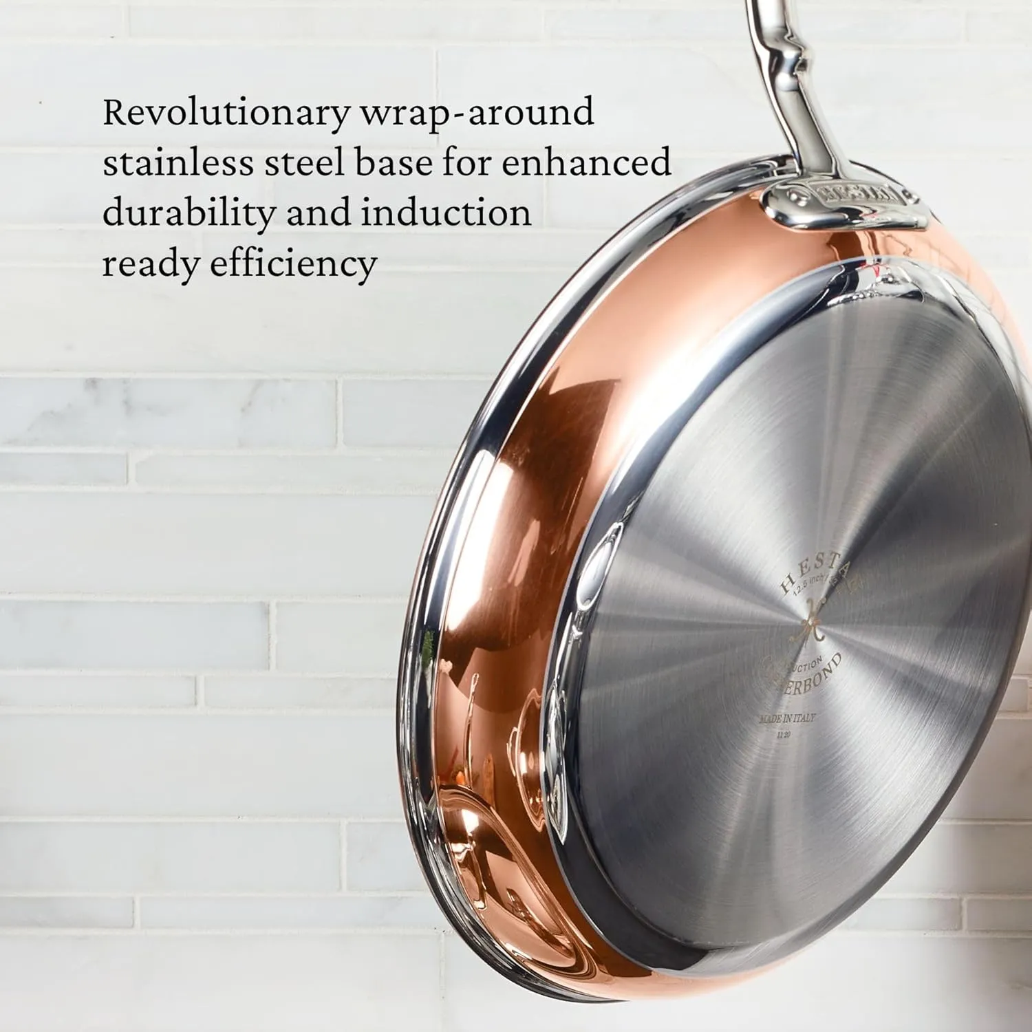 Hestan - CopperBond Collection - 100% Pure Copper 10-Piece Ultimate Cookware Set, Induction Cooktop Compatible