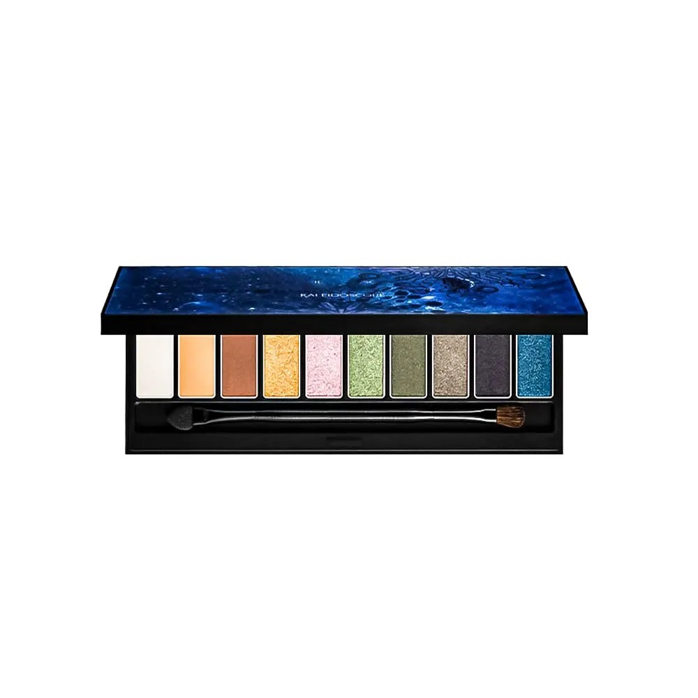 Highly Pigmented Eyeshadow Palette , 10 Colors Matte Shimmer Glitter Metallic Eyeshadow Palette Water proof Blendable Long Lasting Natural Colors Make Up Eyeshadow Cosmetics Gift Kit-Great for Travel (#02)