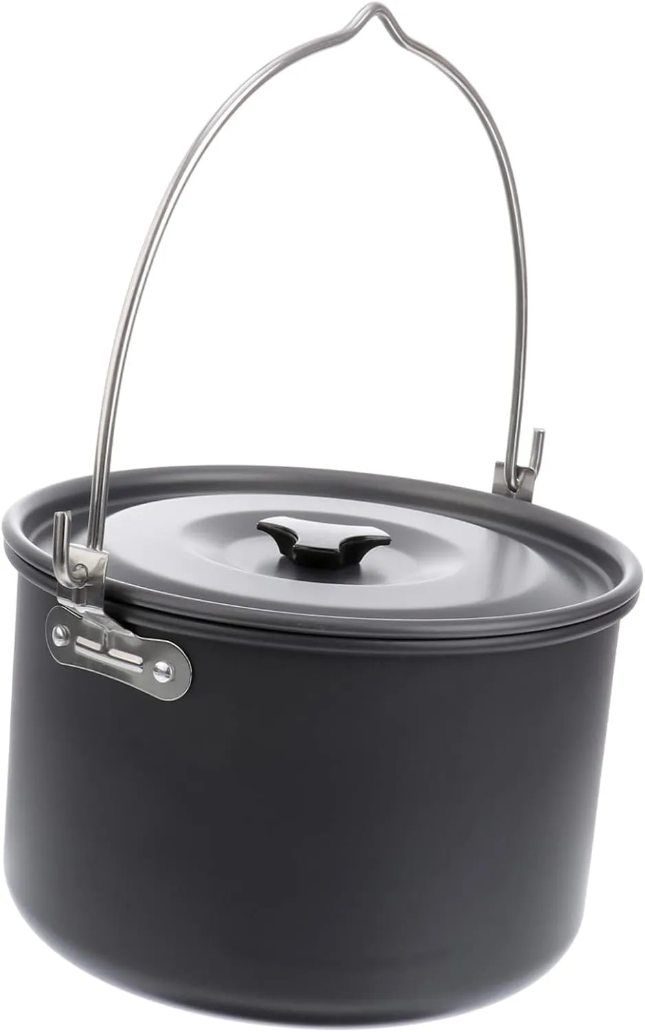 Hiking Cookware 4l Aluminum Camping Pot Stainless Camping Pans for Cooking Alternative for Outdoor Activities