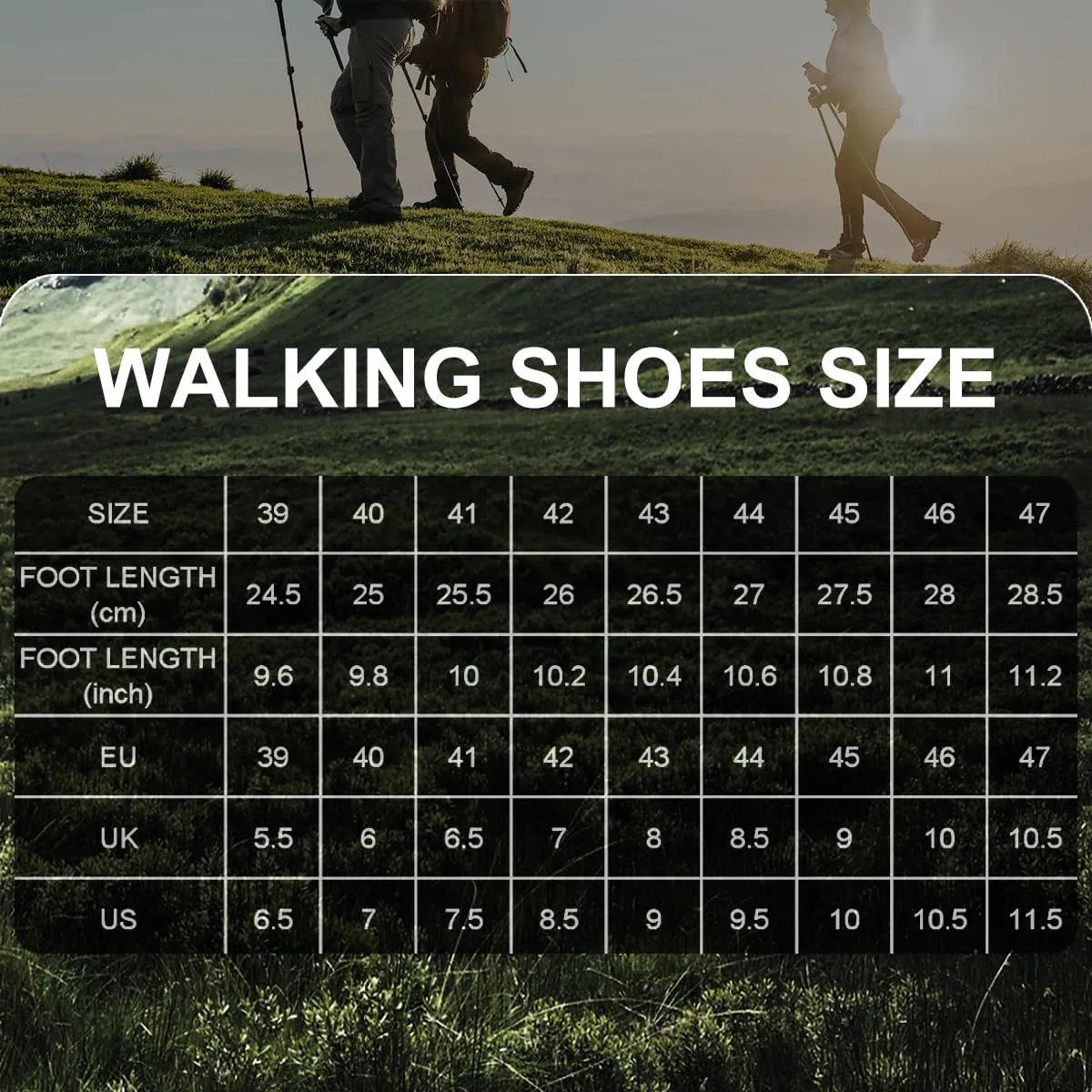 Hiking Shoes Mens Waterproof Mountain Trekking Shoes Men Breathable Walking Shoes Outdoor Sports Running Camping Climbing