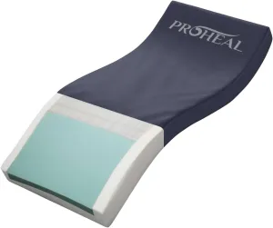 Hospital Bed Mattress for Pressure Redistribution - Multi-Tiered Die-Cut and Memory Foam Medical Mattress for Moderate to High Bedsore Treatment - Sloped Heel - 36" x 80" x 6"
