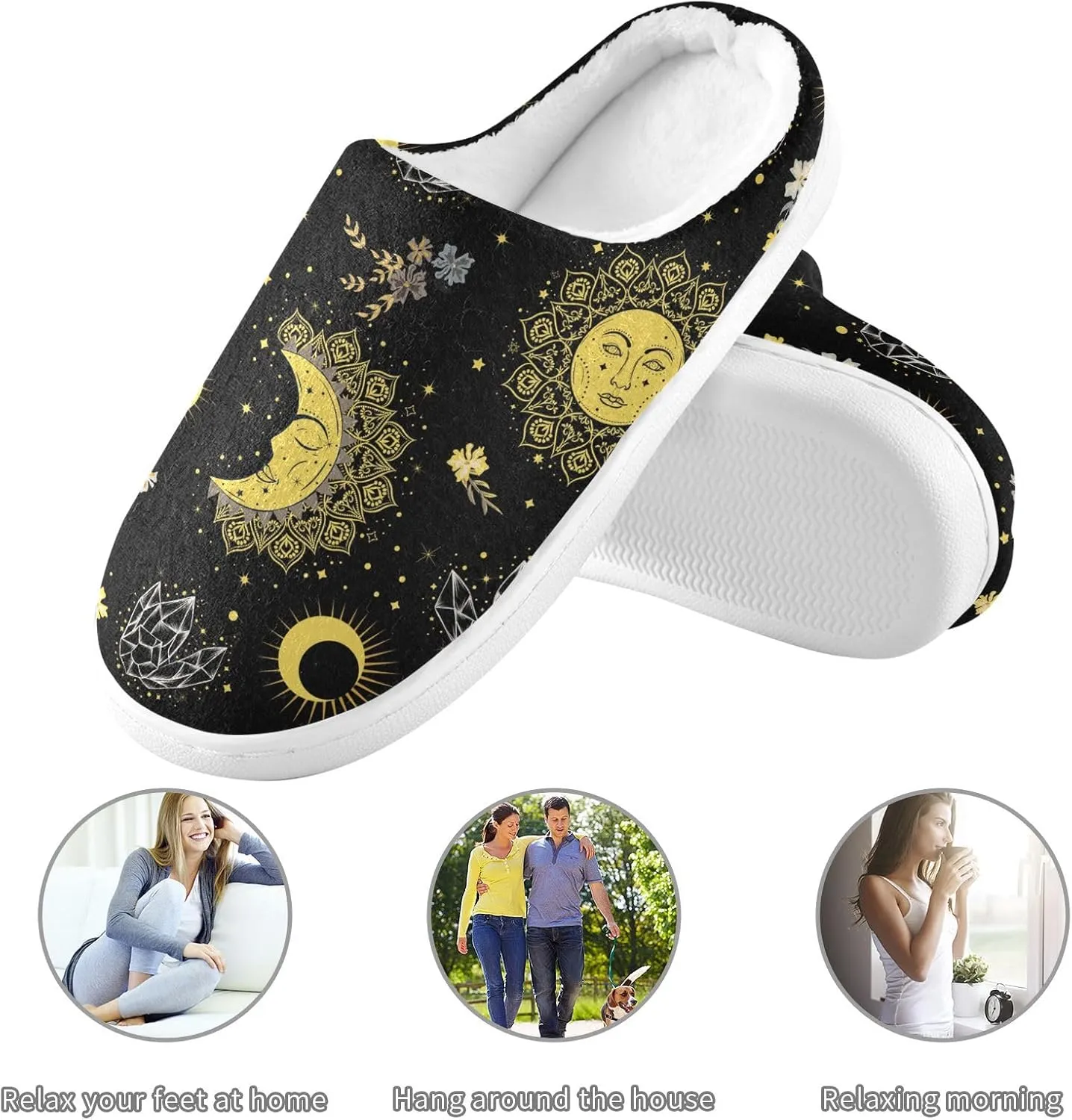House Slippers for Women Home Shoes for Bedroom Hotel Travel Spa