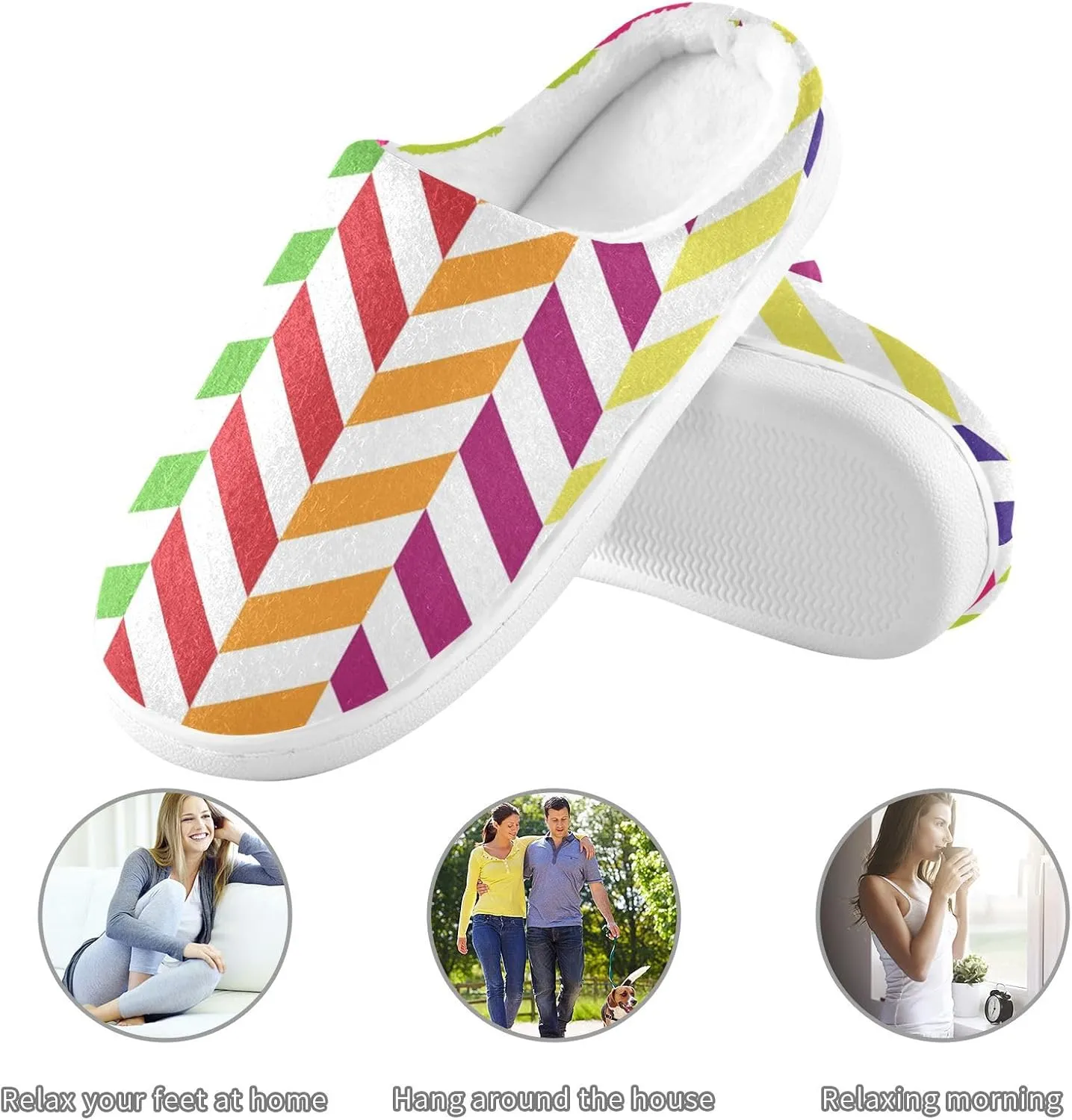 House Slippers for Women Home Shoes for Bedroom Hotel Travel Spa