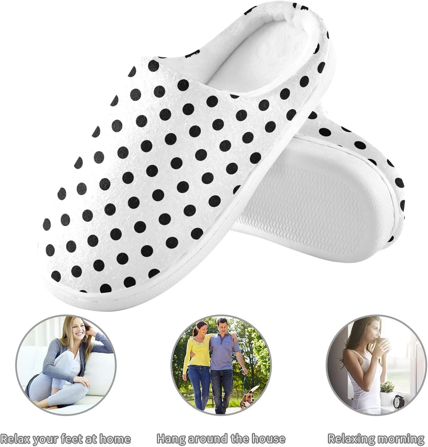 House Slippers for Women Home Shoes for Bedroom Hotel Travel Spa