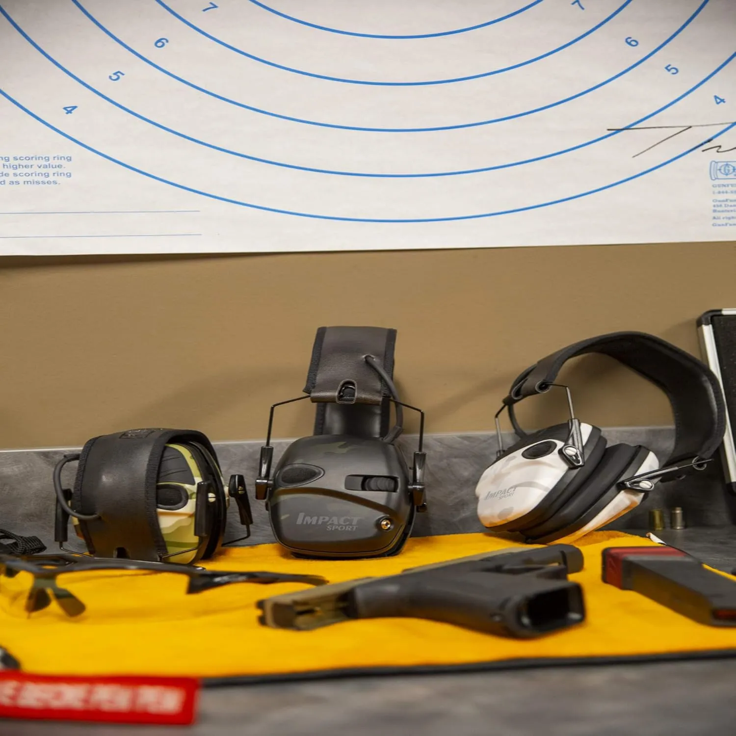 Howard Leight by Honeywell Impact Sport Sound Amplification Electronic Shooting Earmuff, MultiCam Alpine (R-02528)