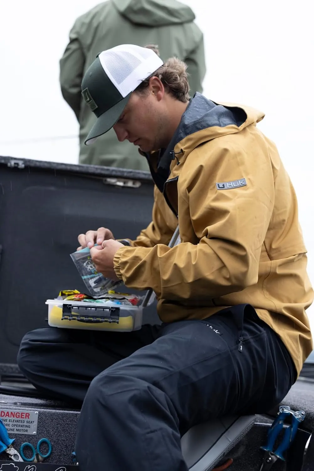 HUK Men's Rover, Waterproof & Wind-Resistant Jacket with Hood