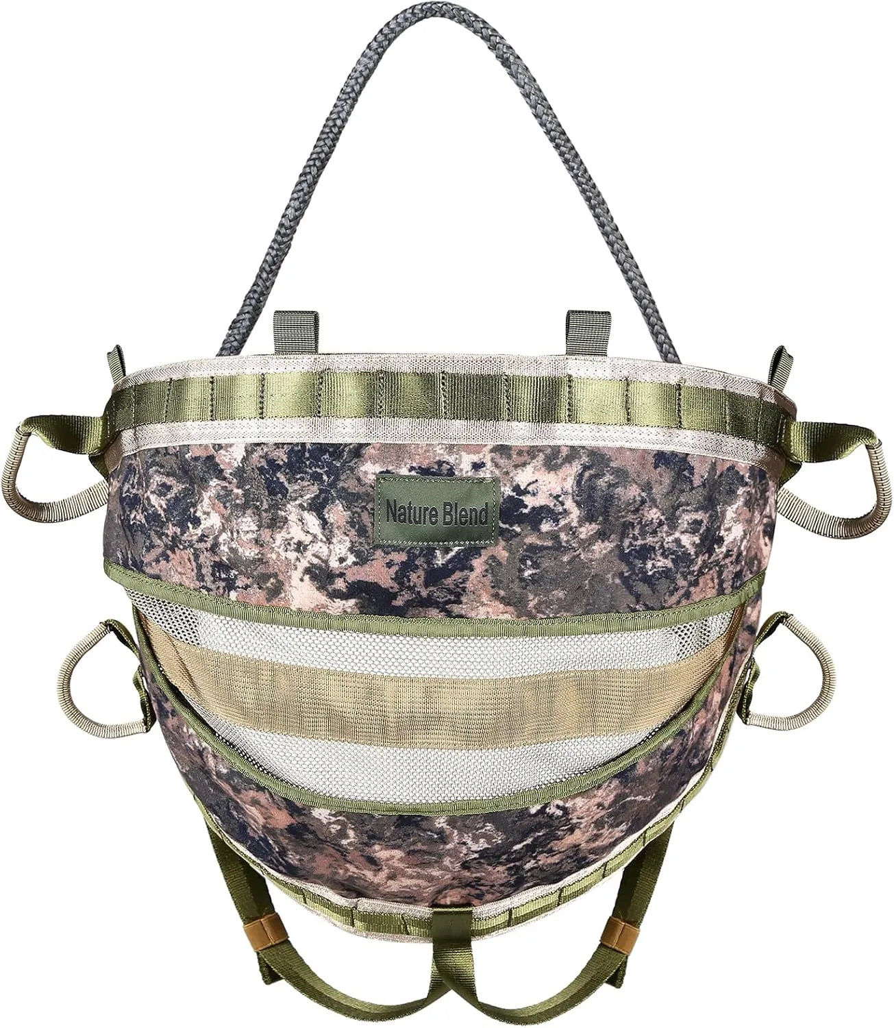 Hunting Saddle, Ultra Comfortable Tree Saddle, Lightweight Treestands Accessories for Hunting, Adjustable Tree Climbing Saddle, Essential Saddle Hunting Gear, Includes Bridge