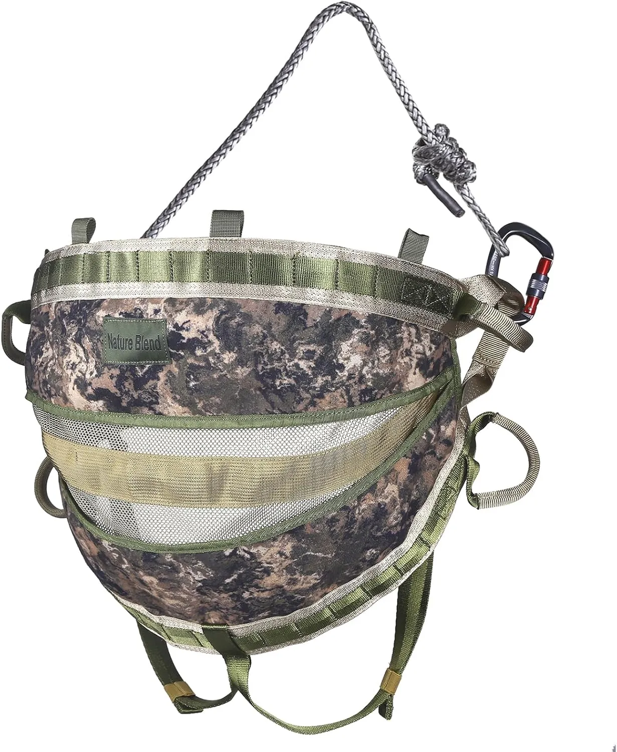 Hunting Saddle, Ultra Comfortable Tree Saddle, Lightweight Treestands Accessories for Hunting, Adjustable Tree Climbing Saddle, Essential Saddle Hunting Gear, Includes Bridge