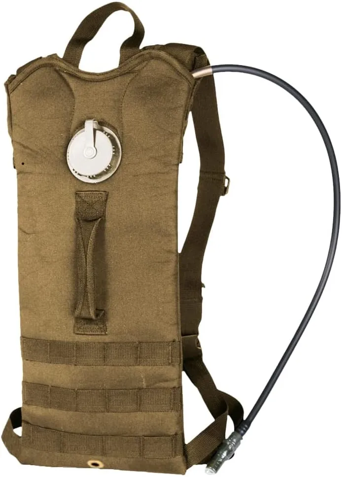 Hydration Backpack Water Bladder MOLLE System Army Patrol Airsoft Hiking Coyote