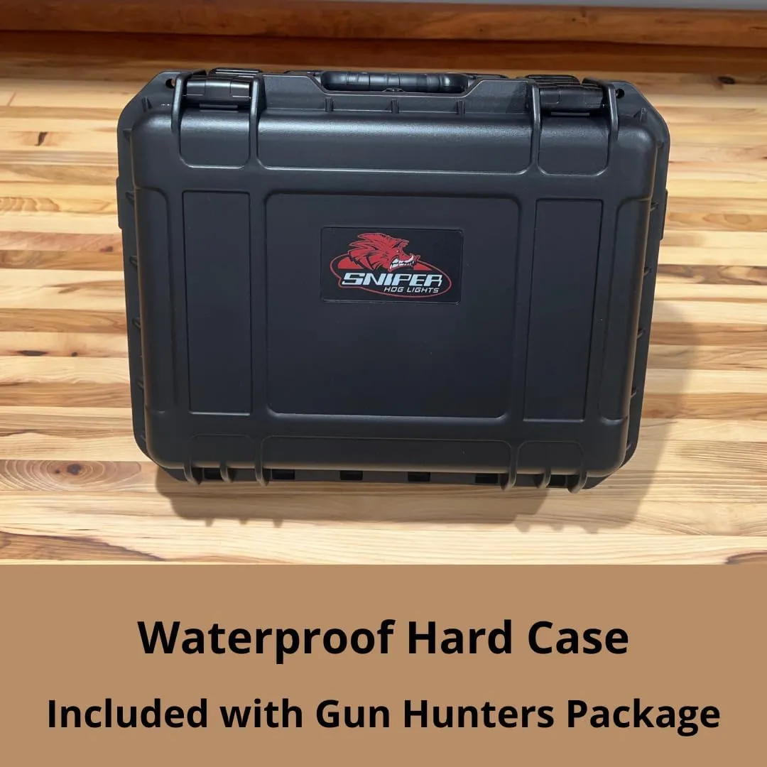 Hyperion 66 Gun Hunters Package with IR 850nm & White, Red & Green LED Light Modules, Waterproof Case and Predator Pro Mount, Long Range Light for Night Time Predator, Hog and Coyote Hunting