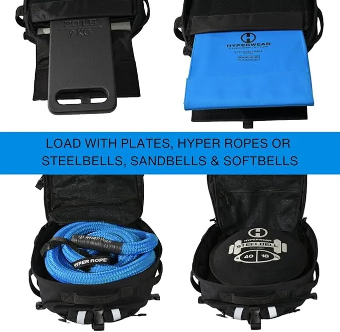 HYPERWEAR Hyper Ruck: Rucking Backpack - 3 Plates/Laptop (20L)