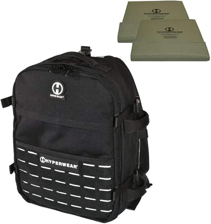 HYPERWEAR Hyper Ruck: Rucking Backpack - 3 Plates/Laptop (20L)