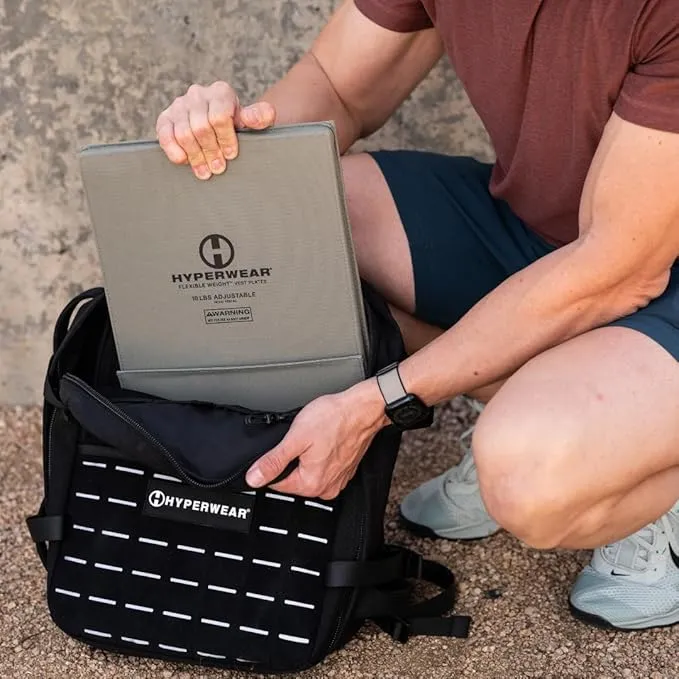 HYPERWEAR Hyper Ruck: Rucking Backpack - 3 Plates/Laptop (20L)