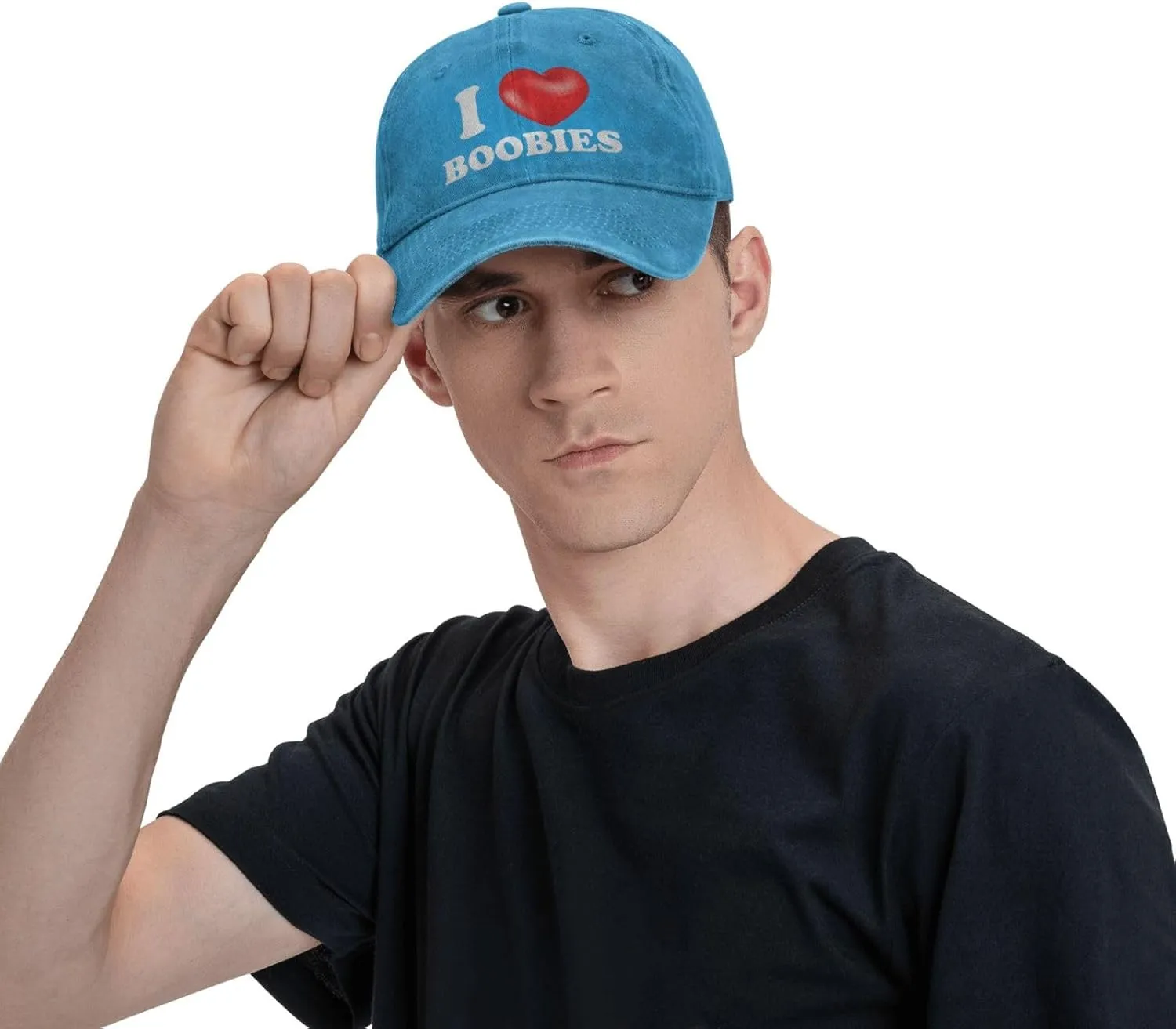 I Love Boobies Hat for Men Dad Hat Trendy Hats
