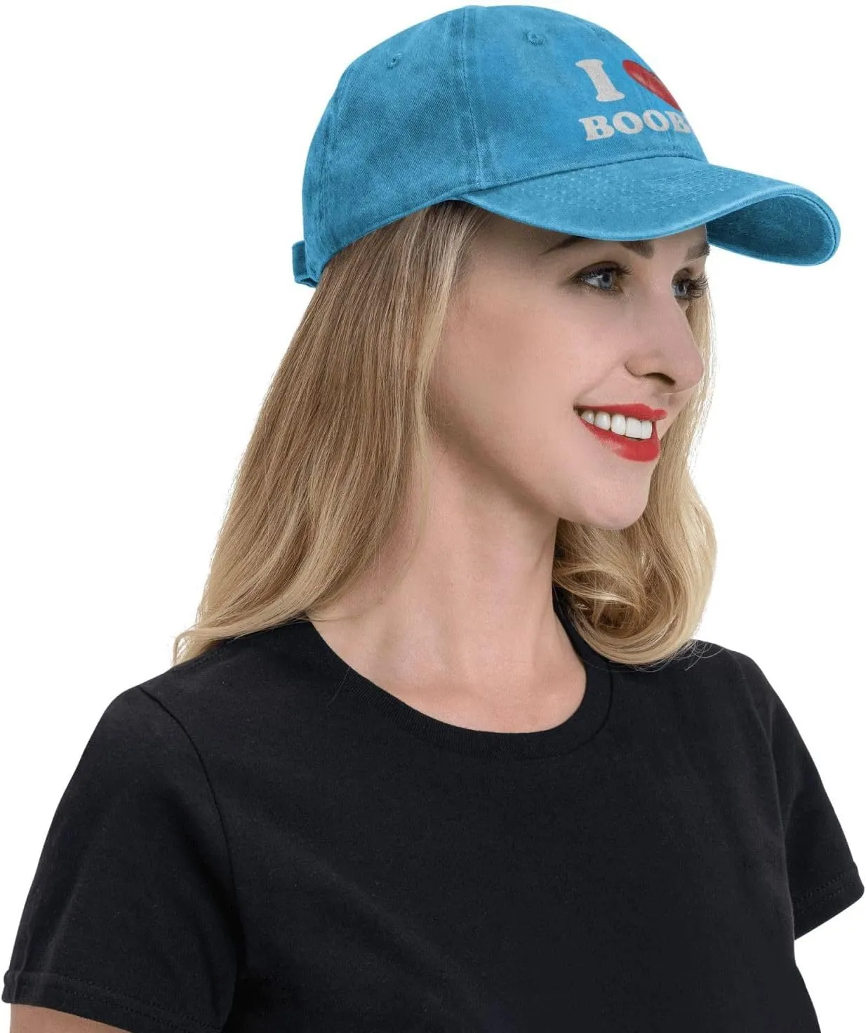 I Love Boobies Hat for Men Dad Hat Trendy Hats