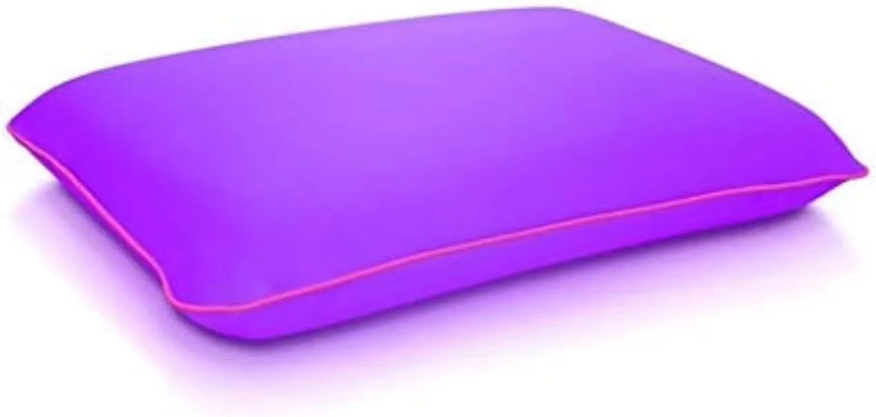 Imaginarium Fun Memory Foam Pillow - for Bet Times - Pillow for Side Stomach and Back Sleeper - Soft Cover Machine Washable - Made in USA - CertiPUR-US - Standard Size 16" x 24" (Galactic Purple)