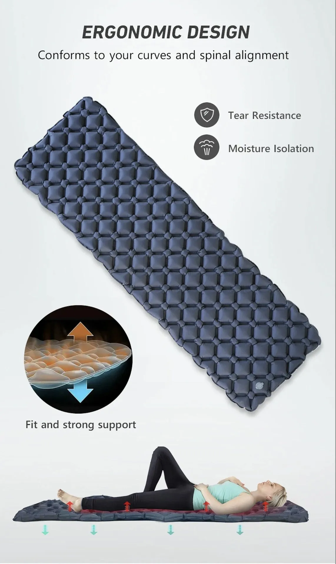 Inflatable Camping Mattress Sleeping Pad