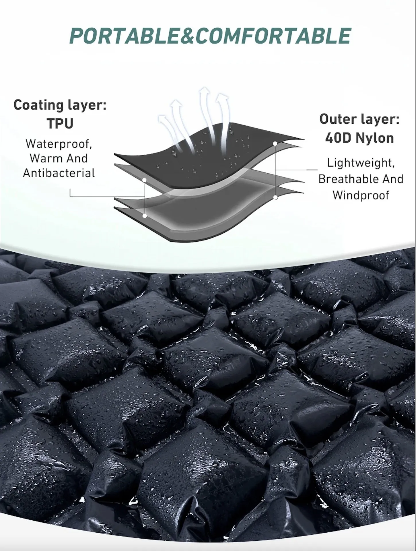 Inflatable Camping Mattress Sleeping Pad