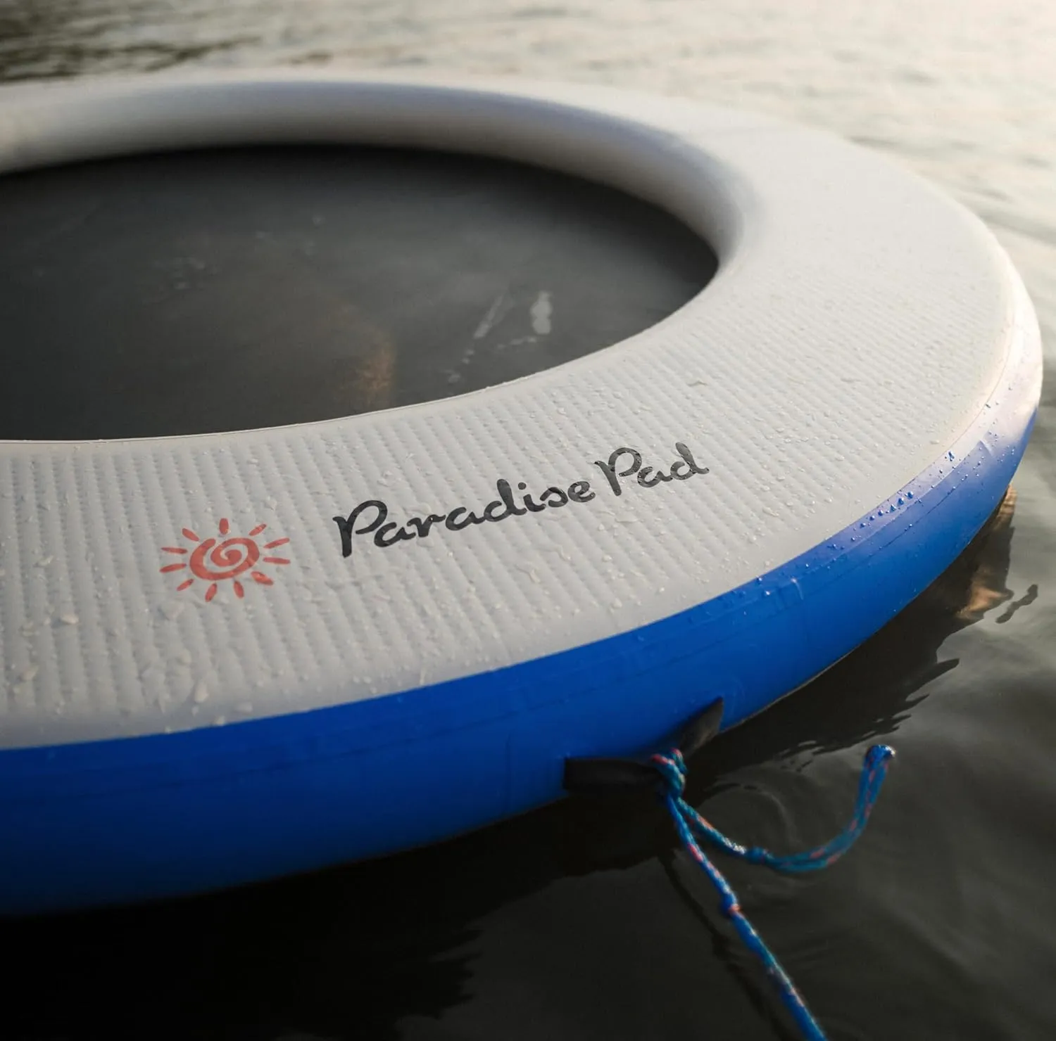 Inflatable Lake Pad, Floating Mat Water Lake Floating Raft Dock for Boating Pontoon