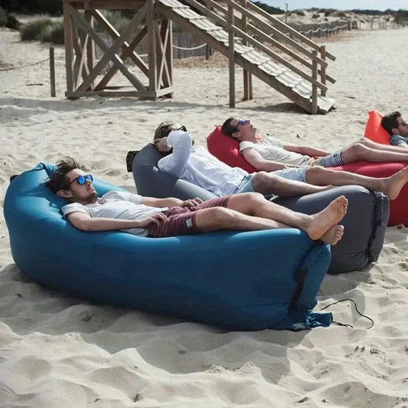Inflatable Sofa: Versatile, Foldable, Soft & Fast Inflation for Camping & Lounging! Christmas, Halloween, Thanksgiving Gift