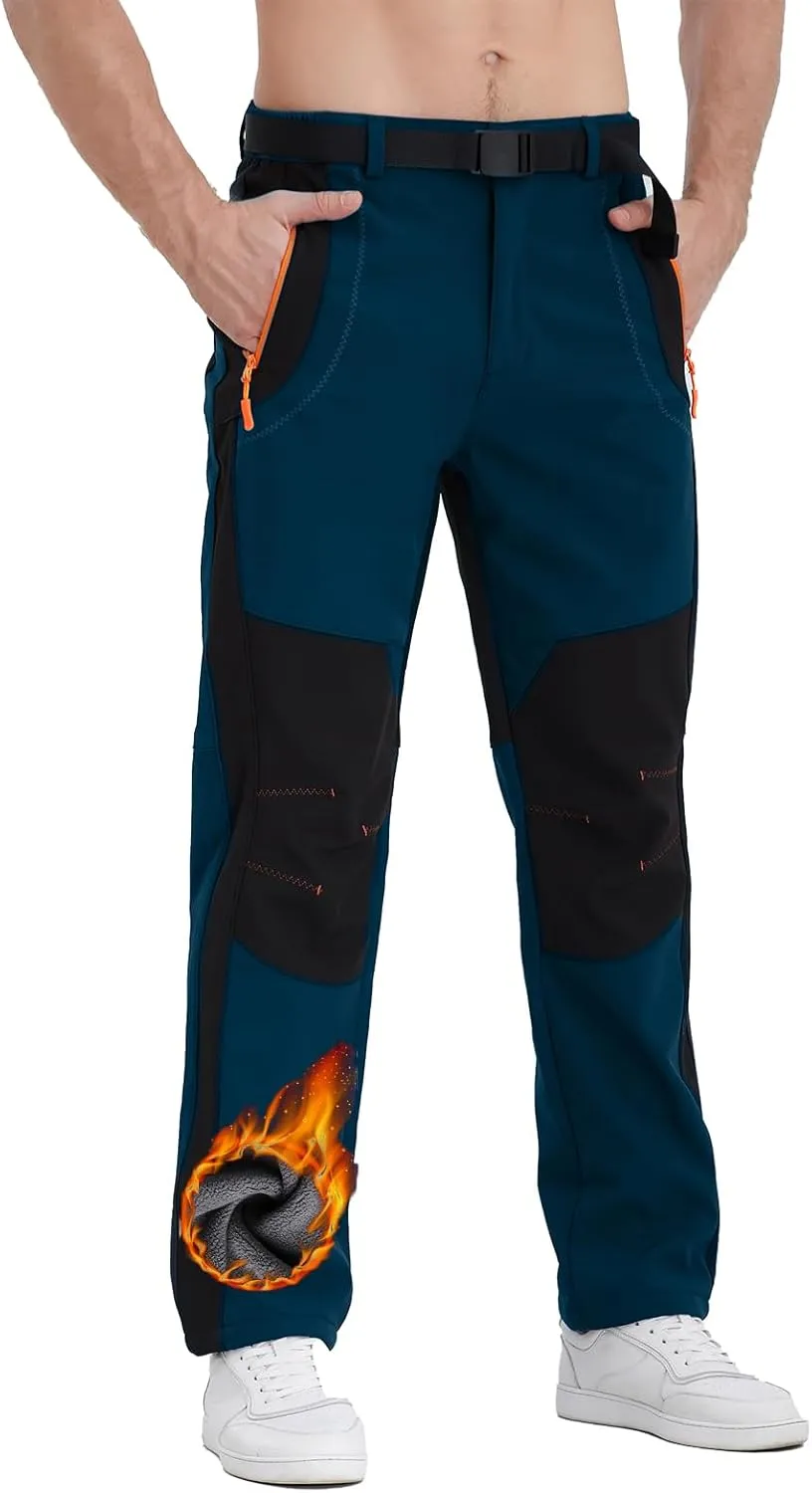 INYO Men's Snow Ski Hiking Pants, Outdoor Mountain Climbing Skiing Camping Pants