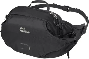 Jack Wolfskin 2011001 Velo Trail Waist Bag, 3L (Reflector Print), Bicycle, 6699_flash black