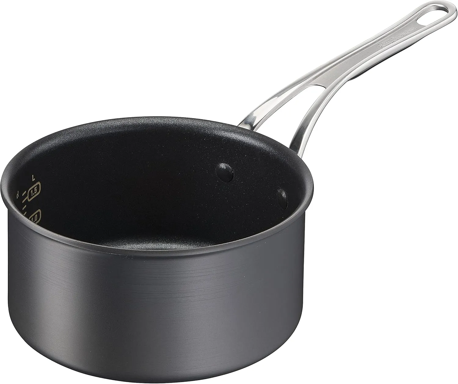 Jamie Oliver by Tefal Cook’s Classics Saucepan Set, 3-Piece – Hard Anodised Aluminium, Non-Stick, Glass Lids, Riveted Handles, Oven-Safe, Induction Compatible – H912S344