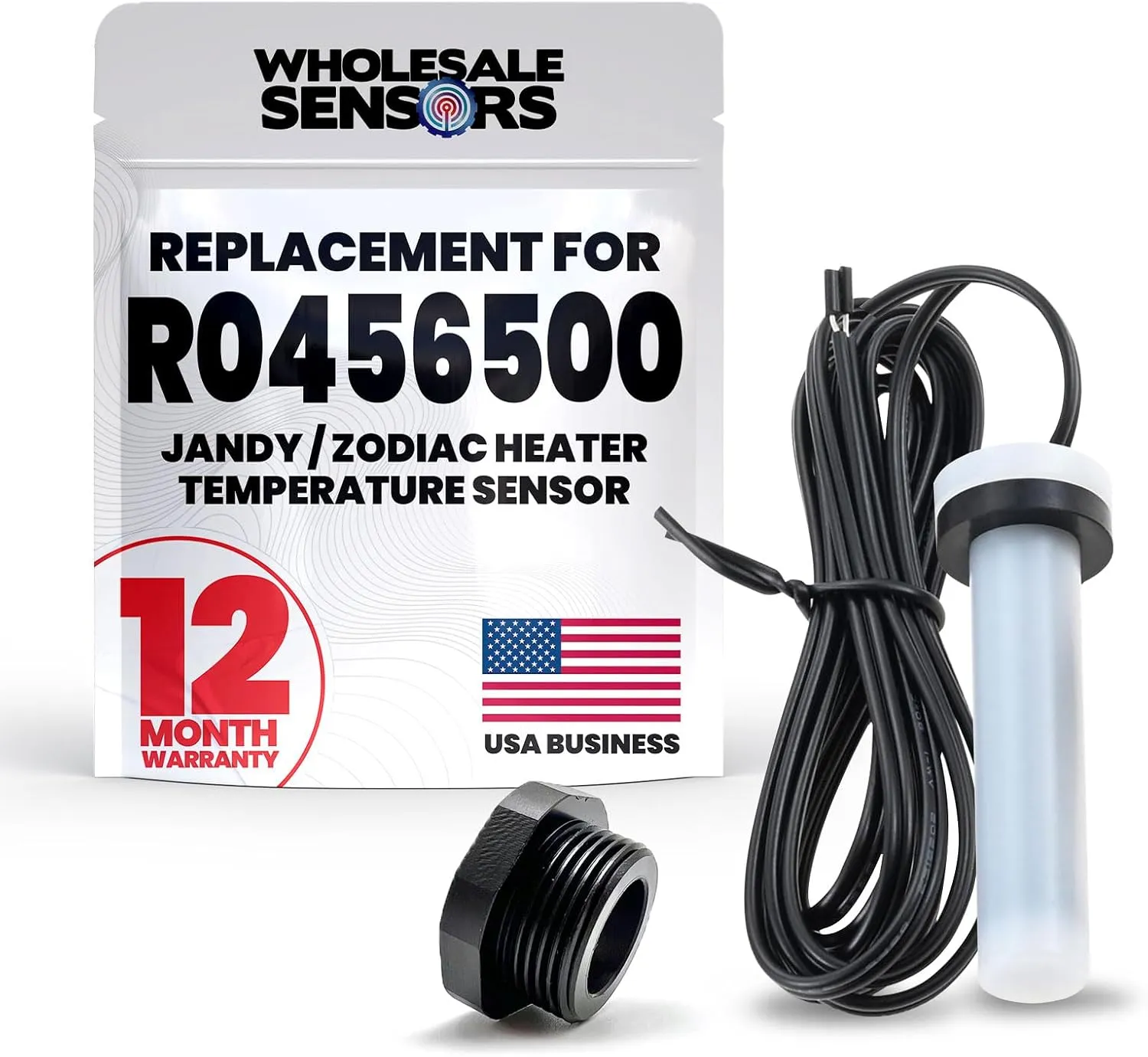 Jandy Zodiac R0456500 | Replacement Pool Temperature Sensor Spa 12-Month Warranty