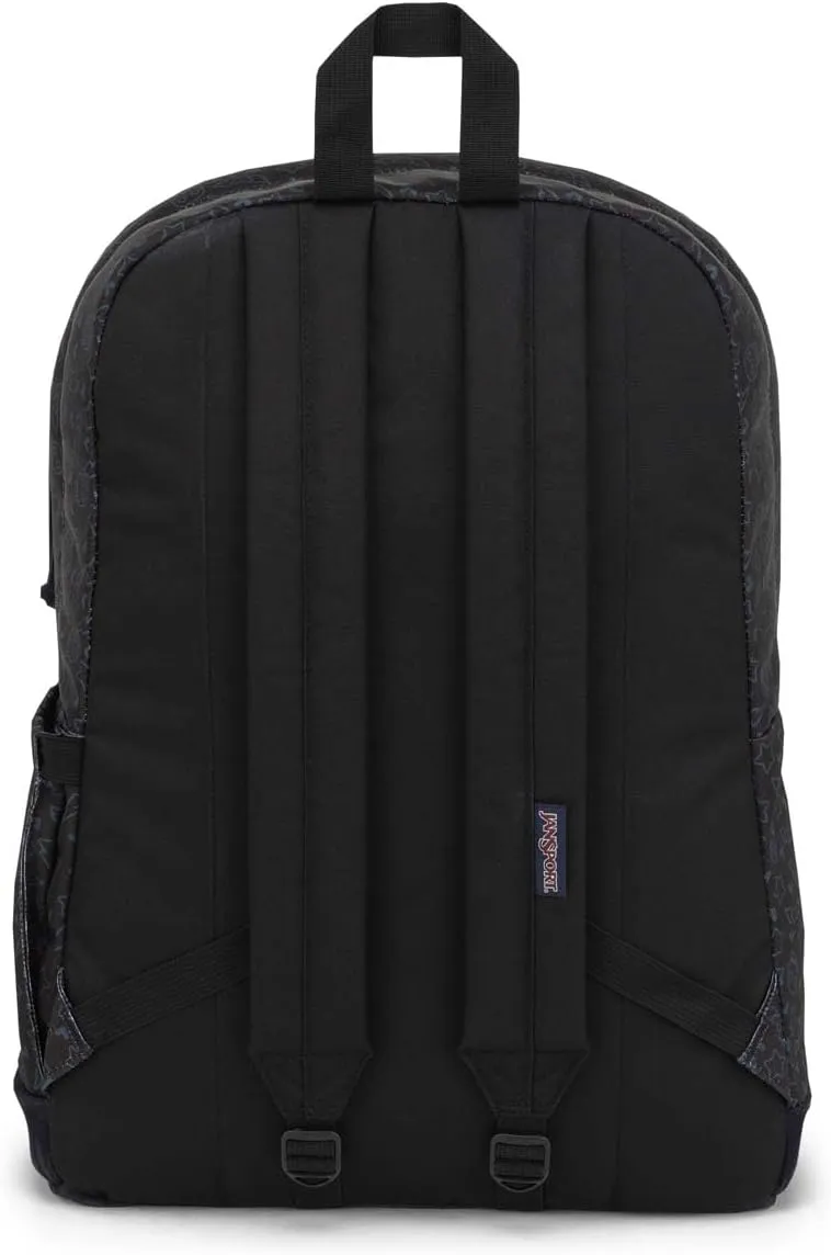 JanSport Right Pack Backpack - Durable Daypack with Padded 15" Laptop Sleeve, Spacious Main Compartment & Integrated Water Bottle Pocket - Subtle Skull
